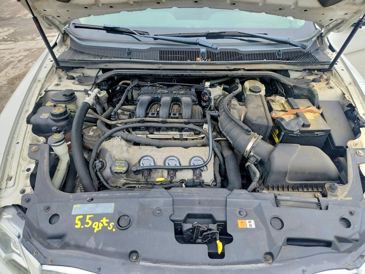 2012 Ford Taurus Sel White vin: 1FAHP2EW5CG110616