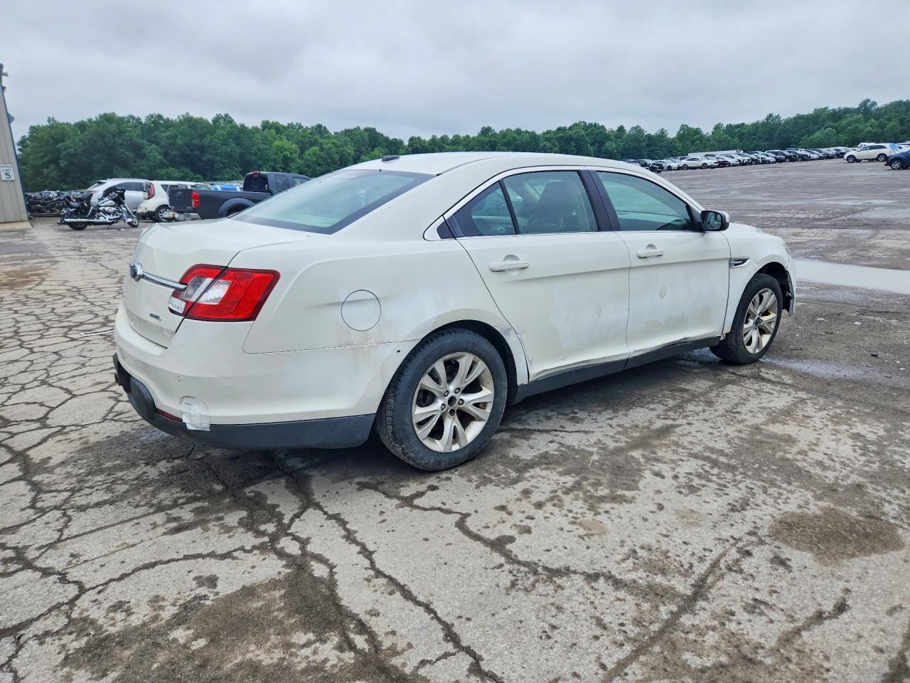 2012 Ford Taurus Sel White vin: 1FAHP2EW5CG110616