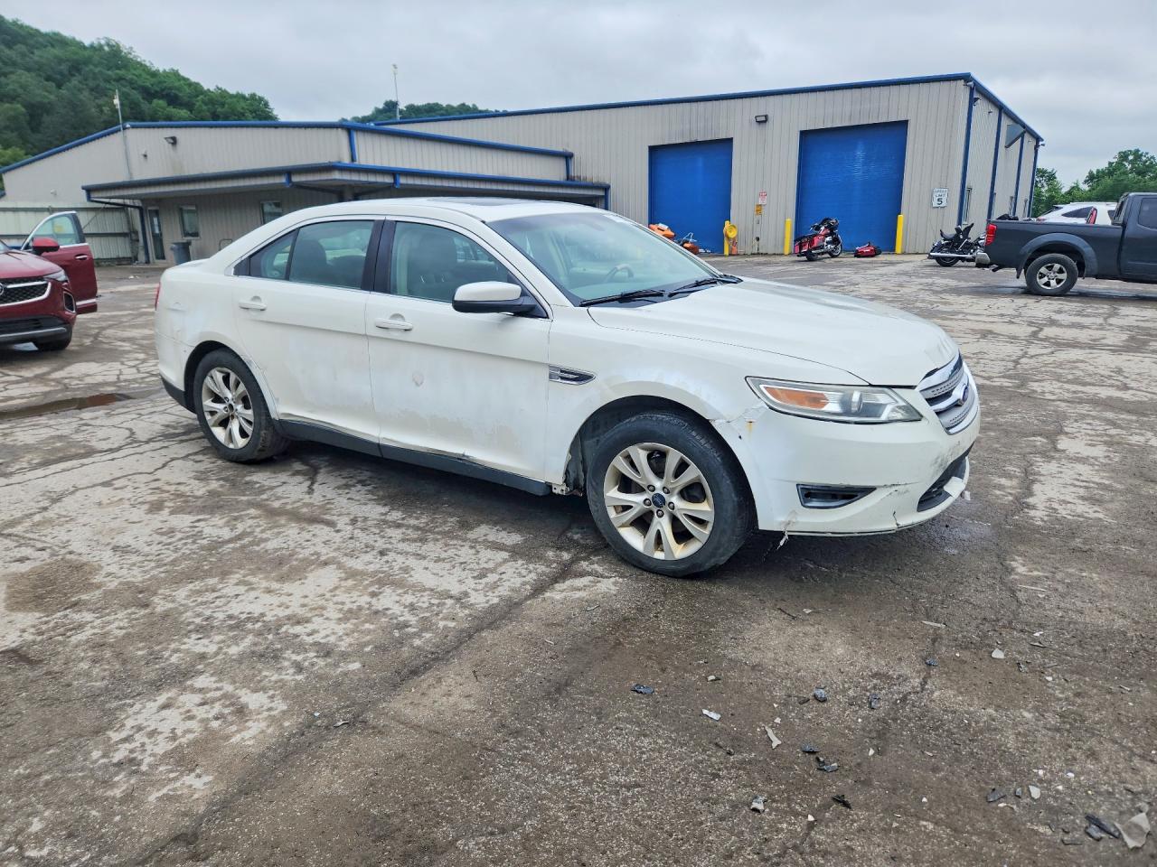 2012 Ford Taurus Sel White vin: 1FAHP2EW5CG110616