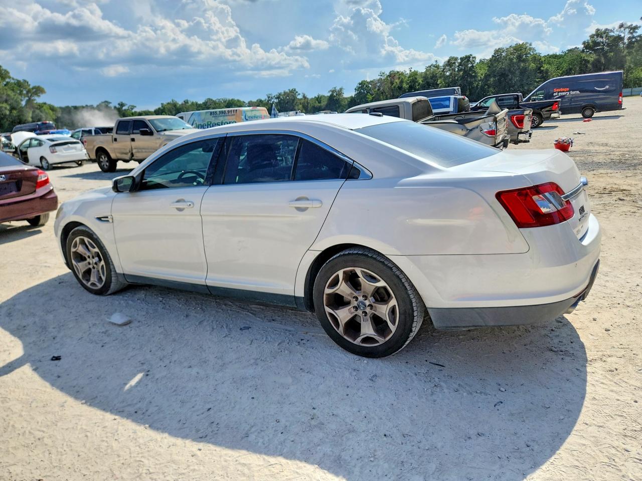 2012 Ford Taurus Sel White vin: 1FAHP2EW5CG121163