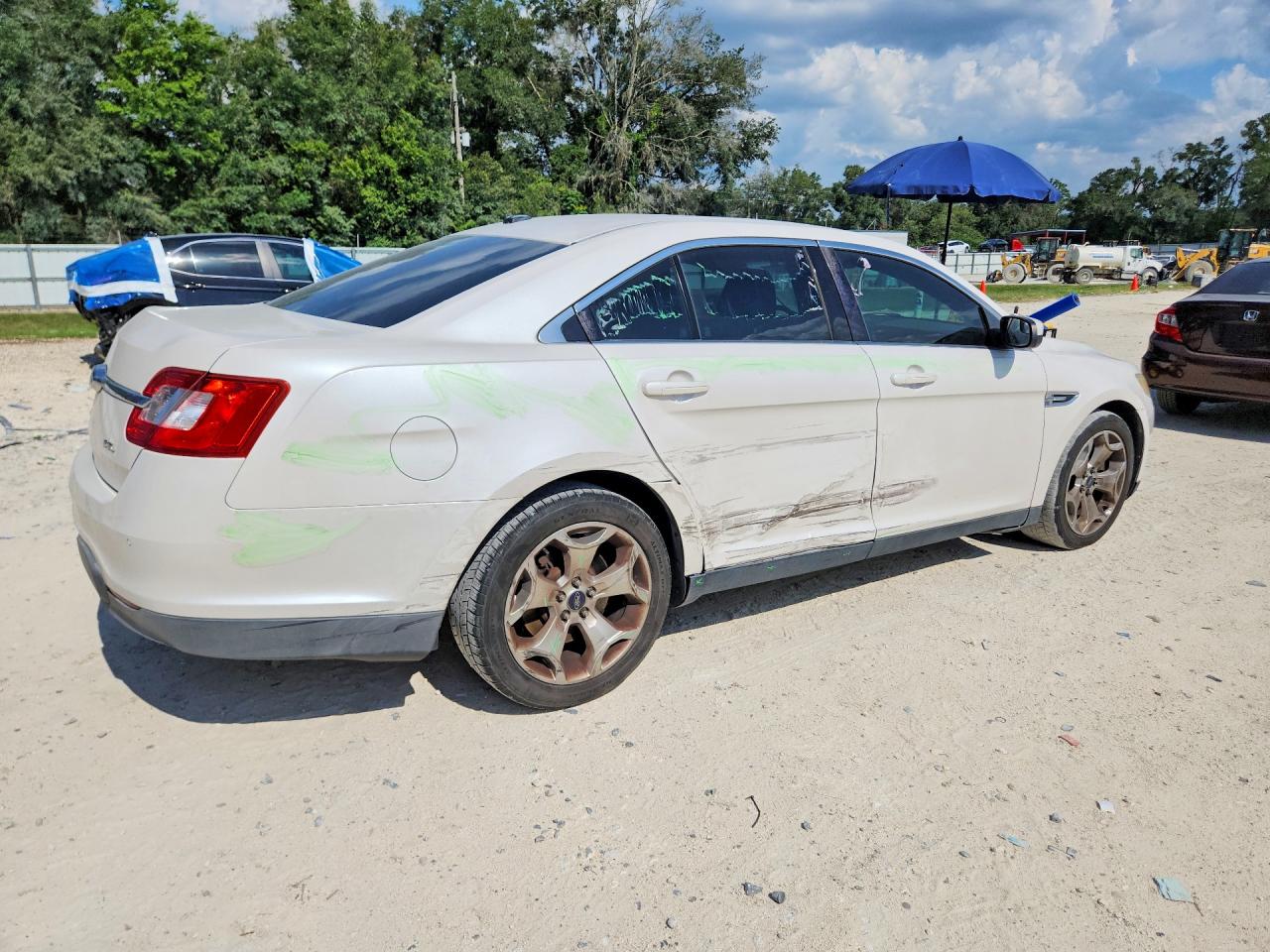 2012 Ford Taurus Sel White vin: 1FAHP2EW5CG121163