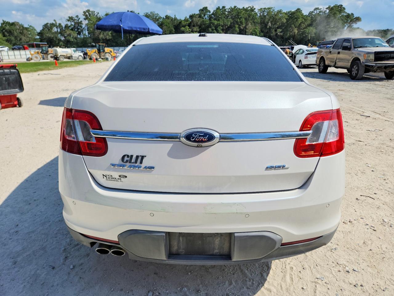 2012 Ford Taurus Sel White vin: 1FAHP2EW5CG121163