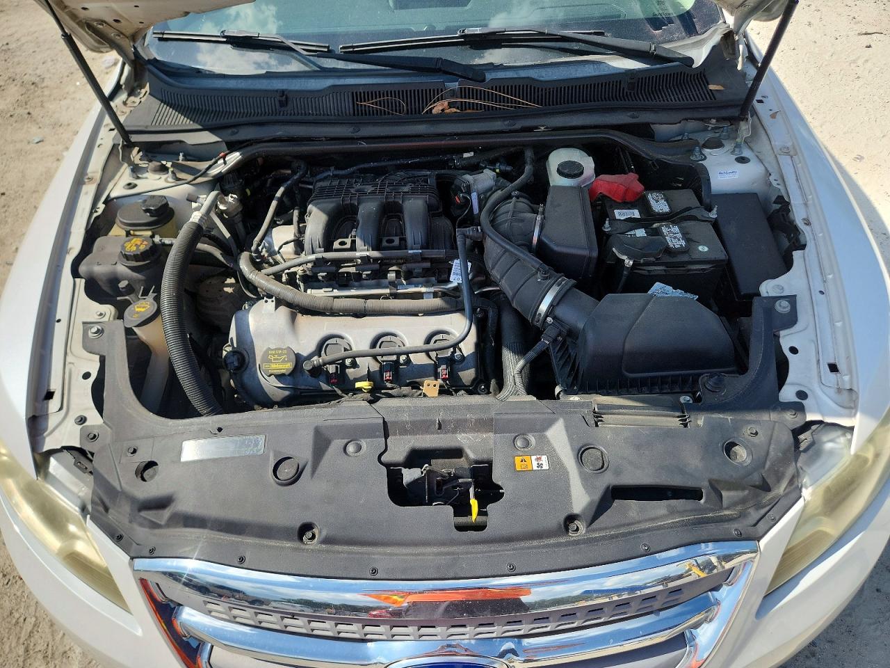 2012 Ford Taurus Sel White vin: 1FAHP2EW5CG121163
