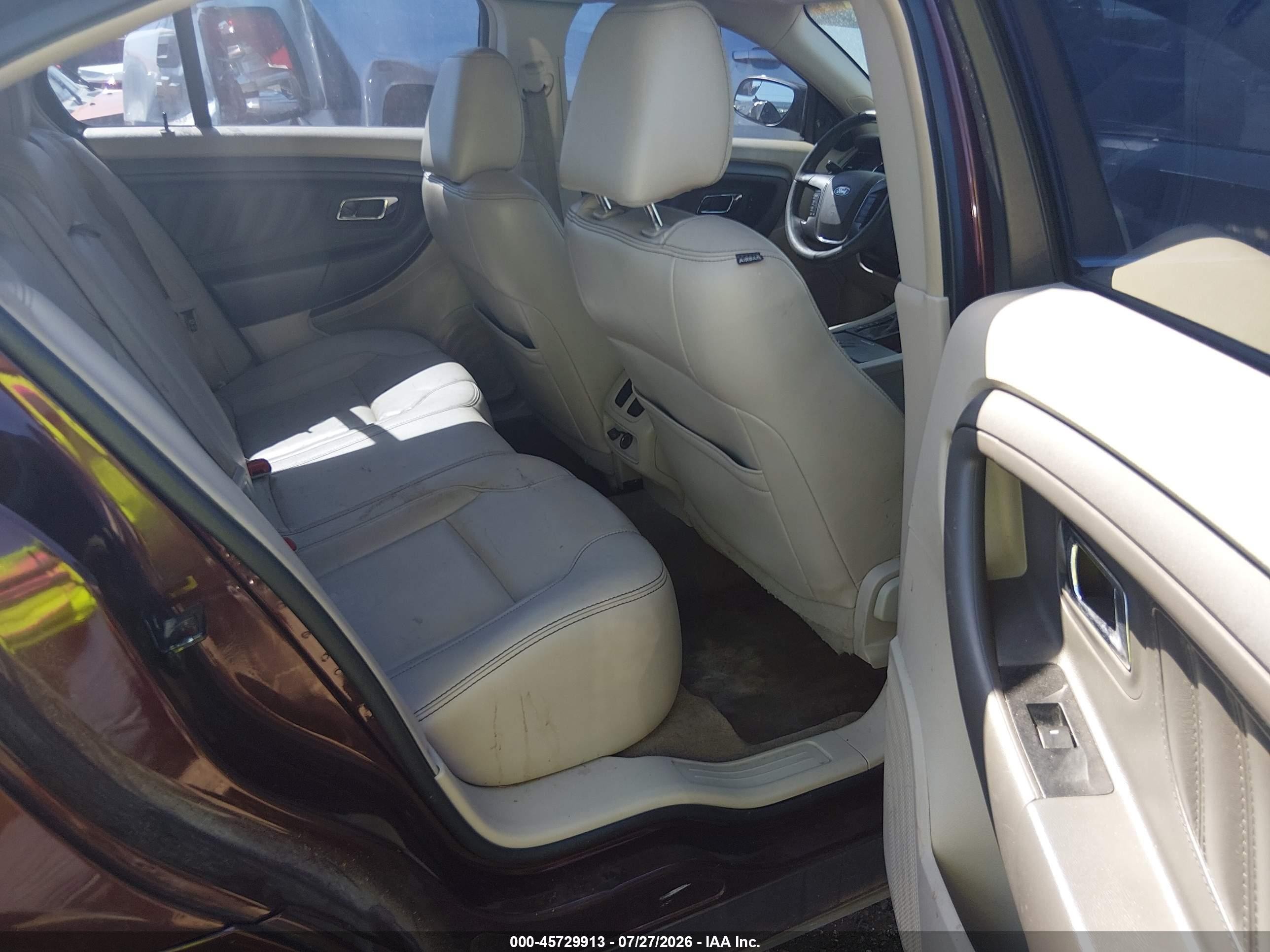 2012 Ford Taurus Sel Burgundy vin: 1FAHP2EW5CG121518