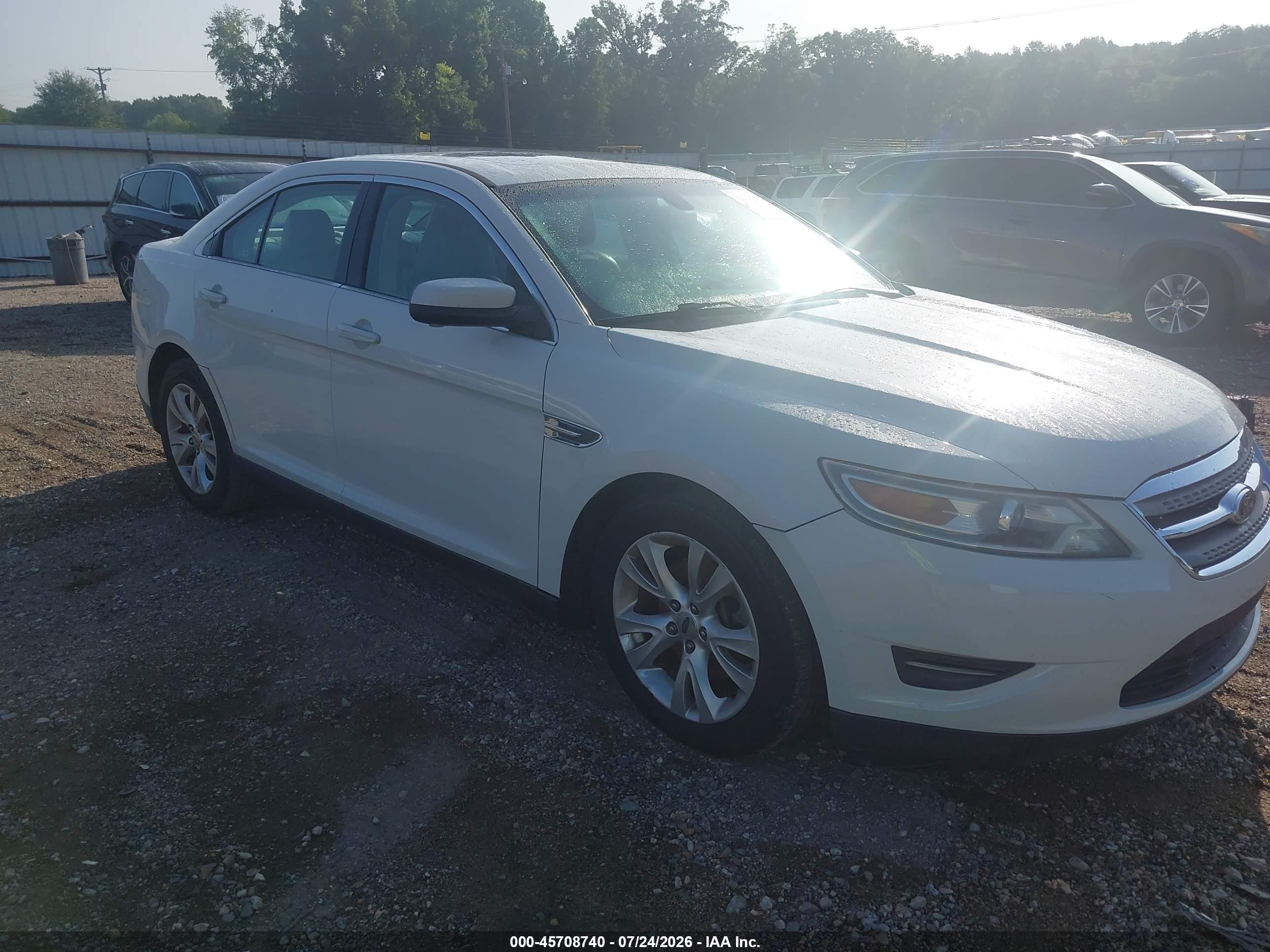 2012 Ford Taurus Sel White vin: 1FAHP2EW5CG132843