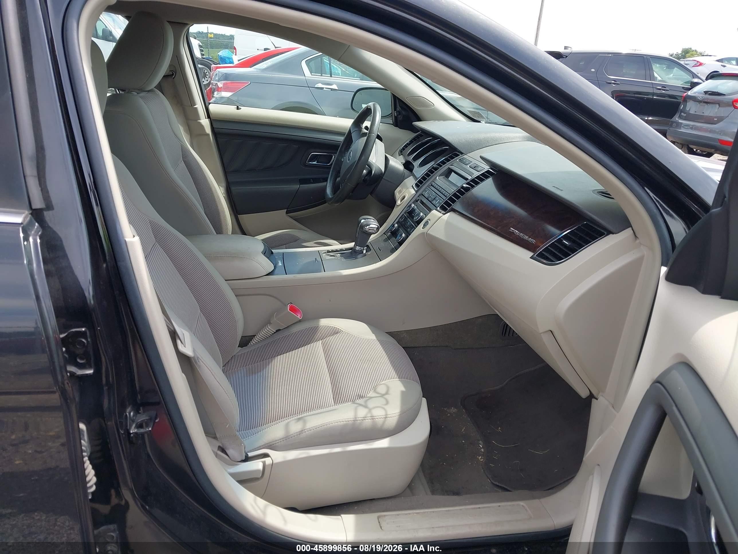 2010 Ford Taurus Sel Black vin: 1FAHP2EW6AG106748