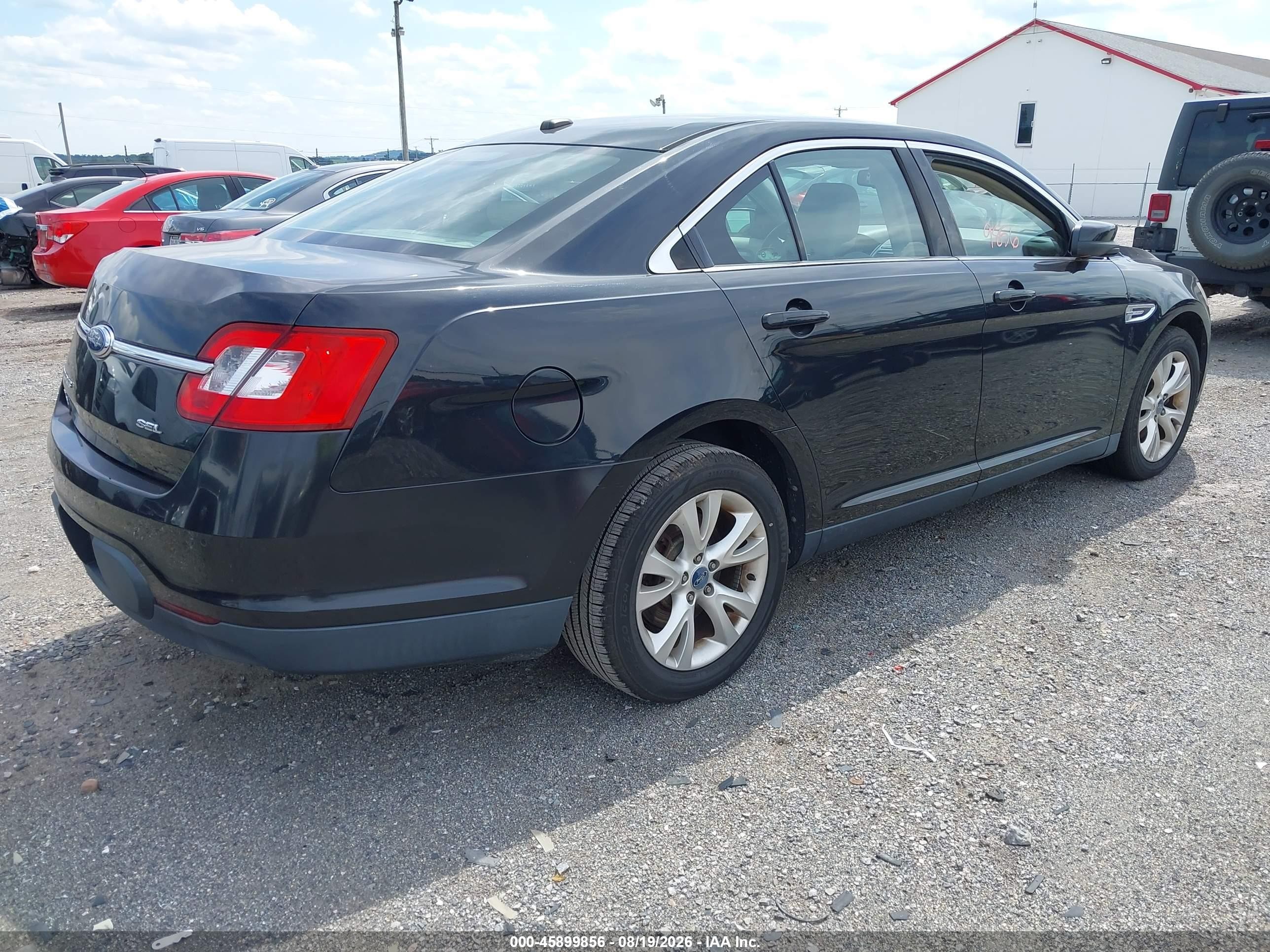 2010 Ford Taurus Sel Black vin: 1FAHP2EW6AG106748