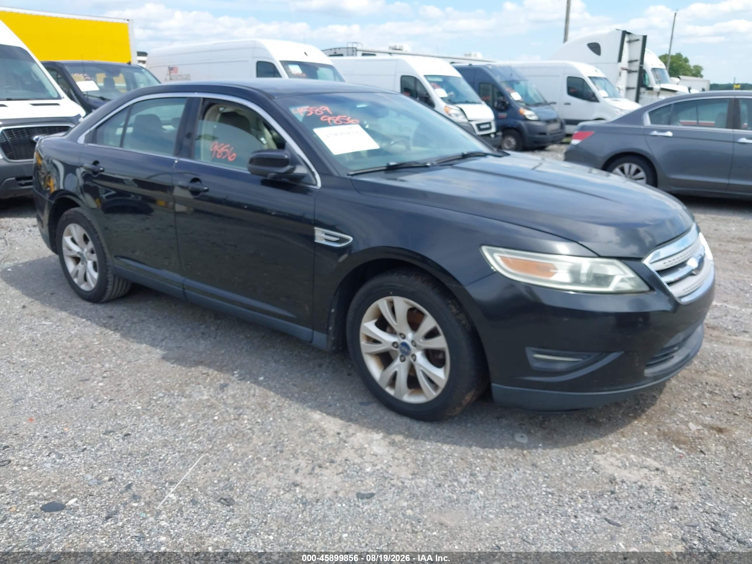 2010 Ford Taurus Sel Black vin: 1FAHP2EW6AG106748