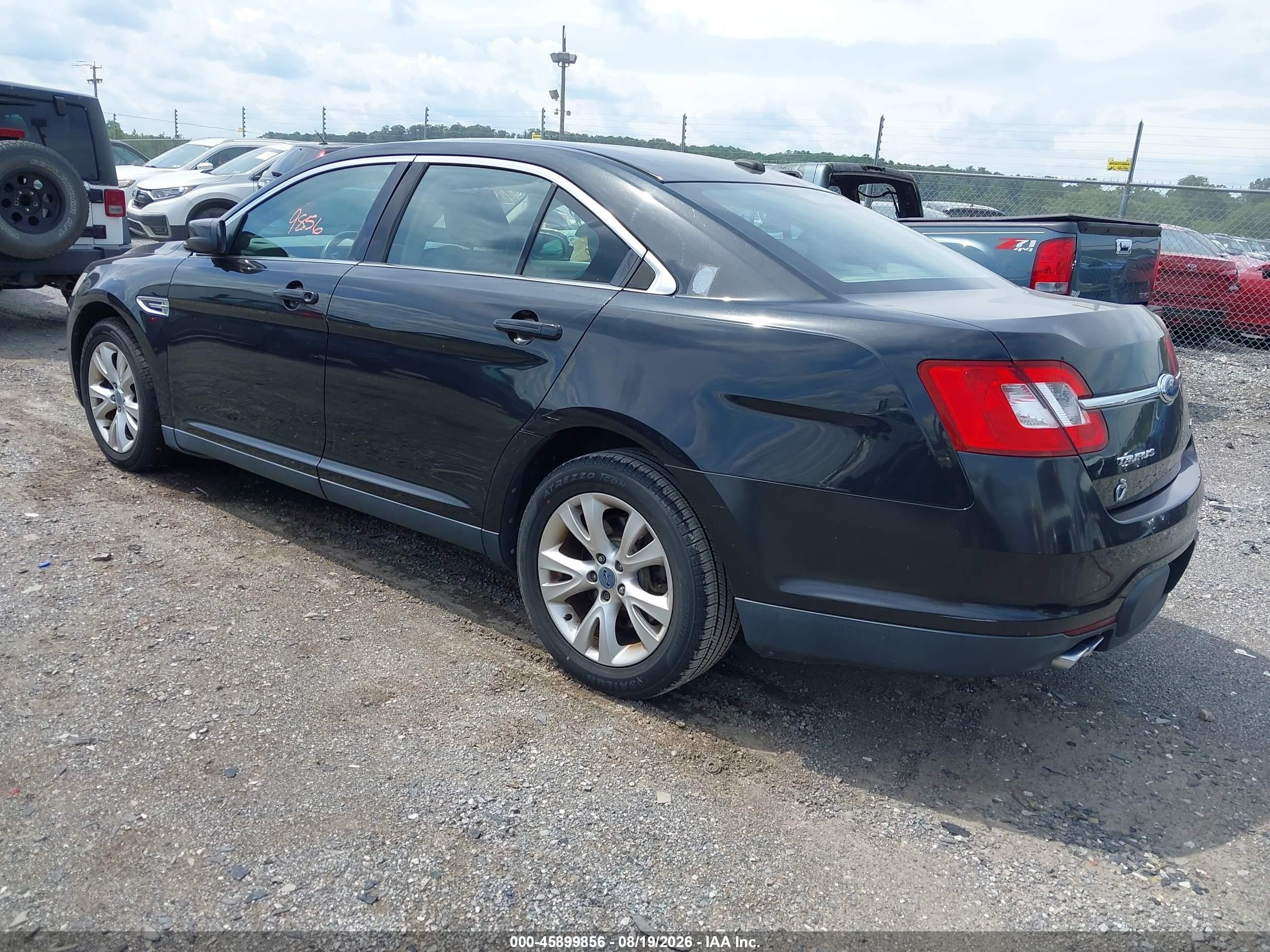2010 Ford Taurus Sel Black vin: 1FAHP2EW6AG106748