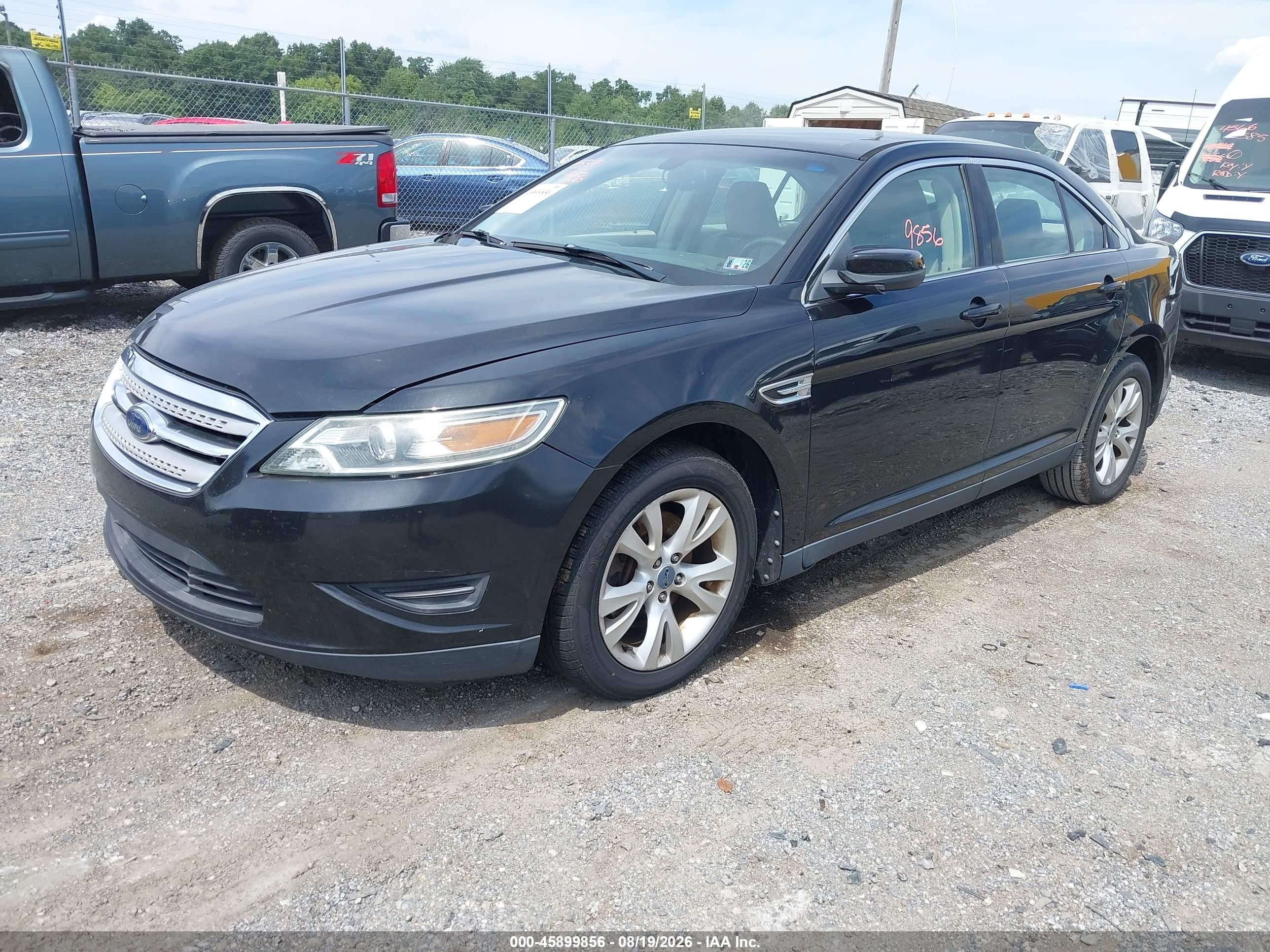 2010 Ford Taurus Sel Black vin: 1FAHP2EW6AG106748