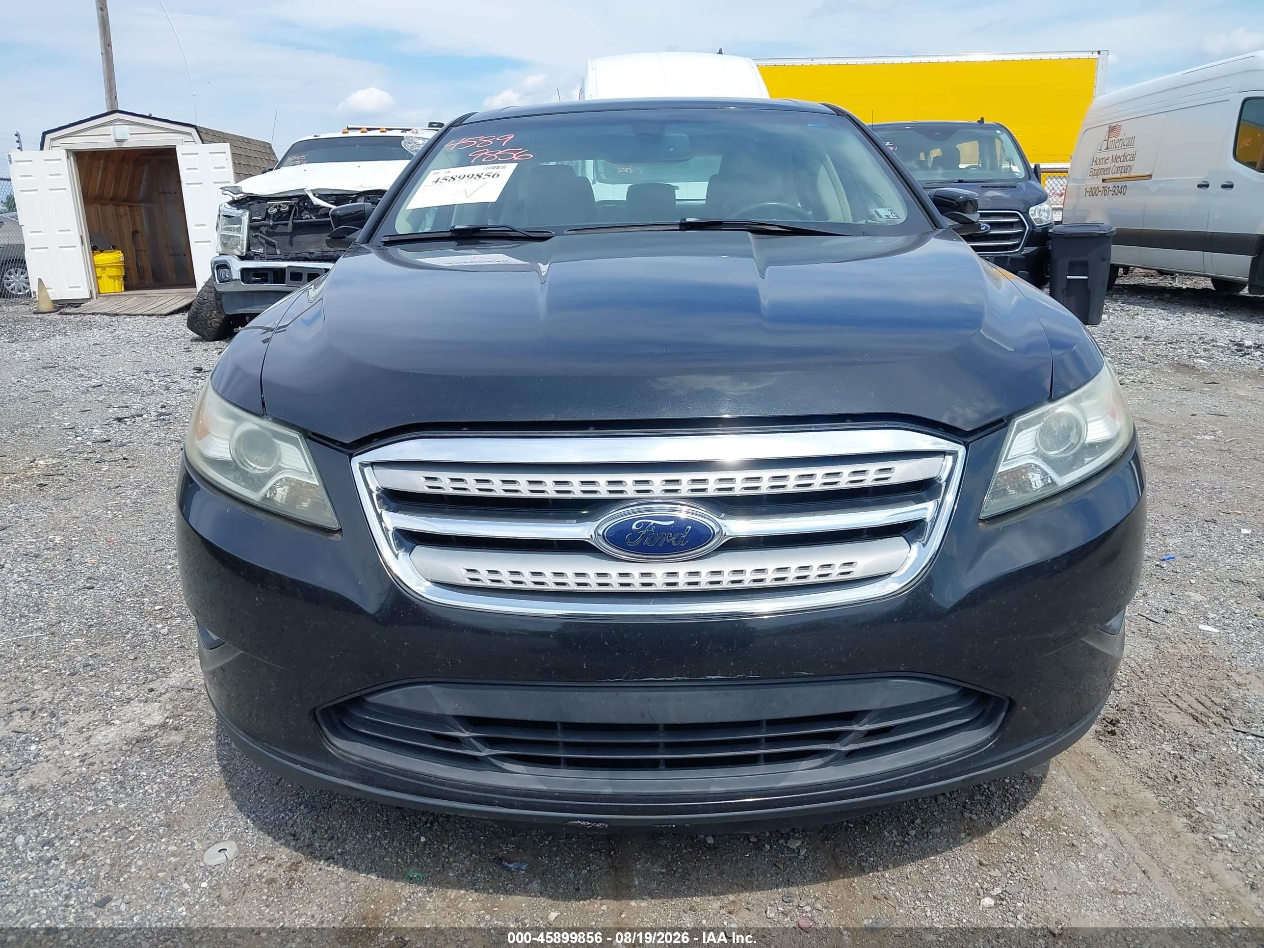 2010 Ford Taurus Sel Black vin: 1FAHP2EW6AG106748