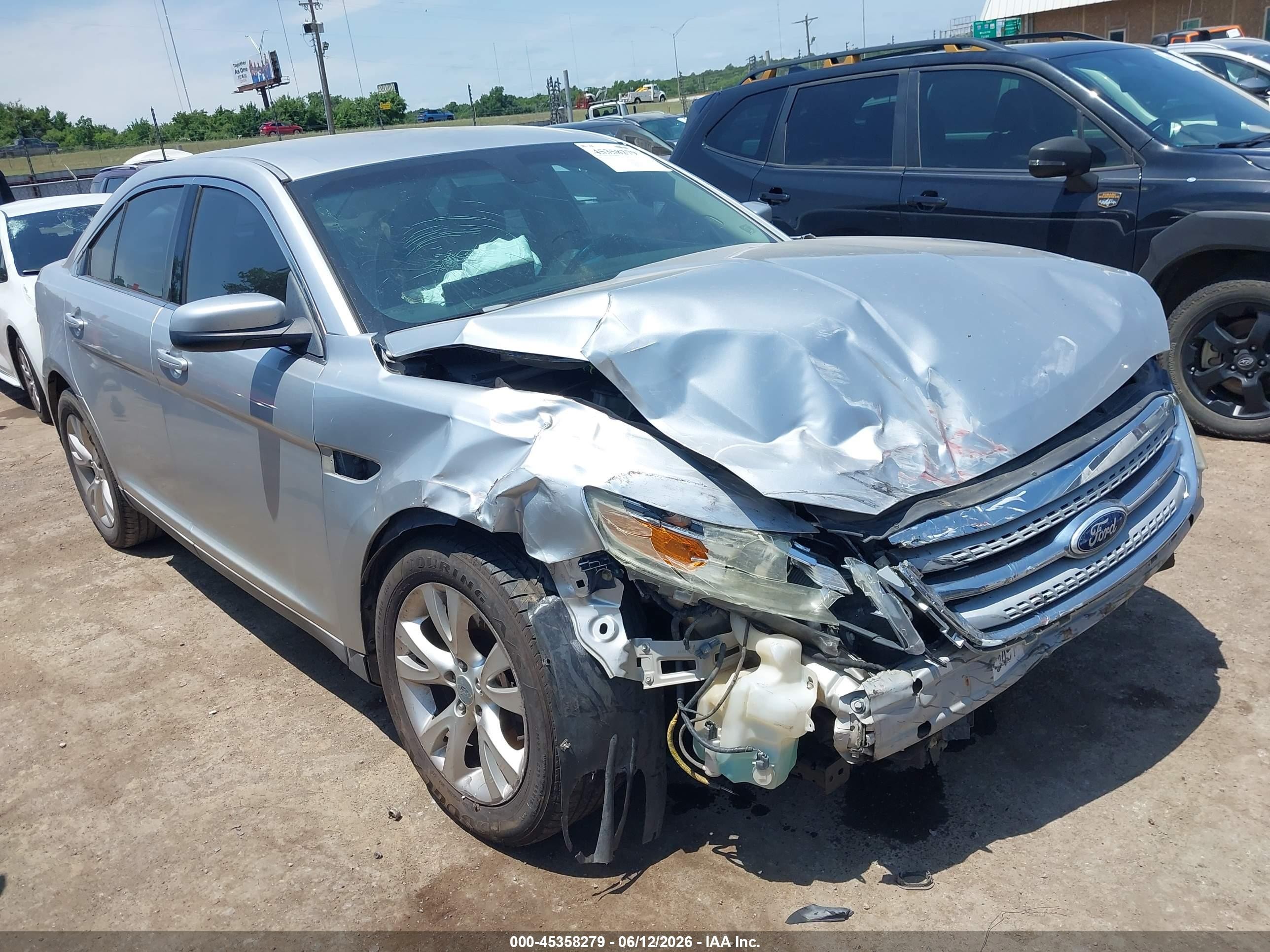 2010 Ford Taurus Sel Silver vin: 1FAHP2EW6AG165556