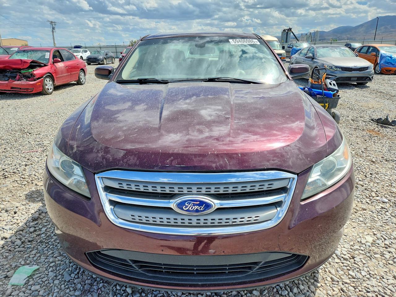 2011 Ford Taurus Sel Maroon vin: 1FAHP2EW6BG159421