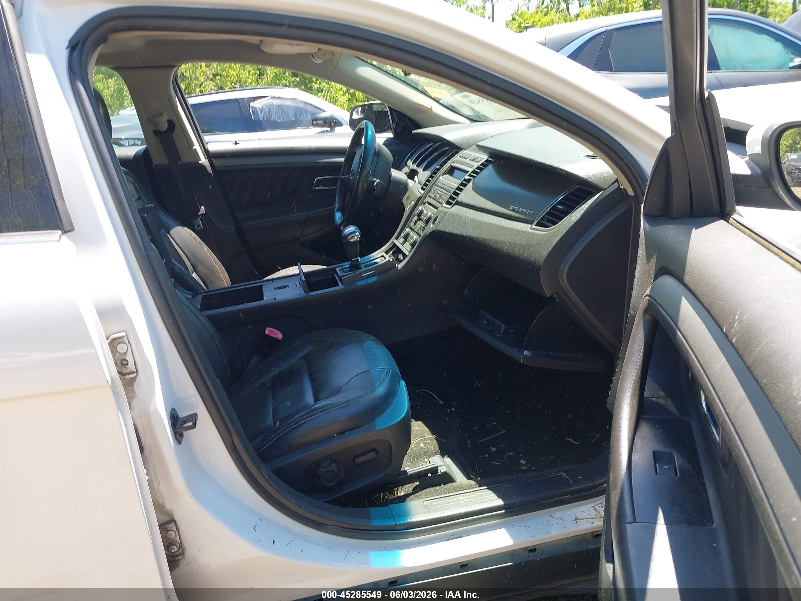 2012 Ford Taurus Sel White vin: 1FAHP2EW6CG109152