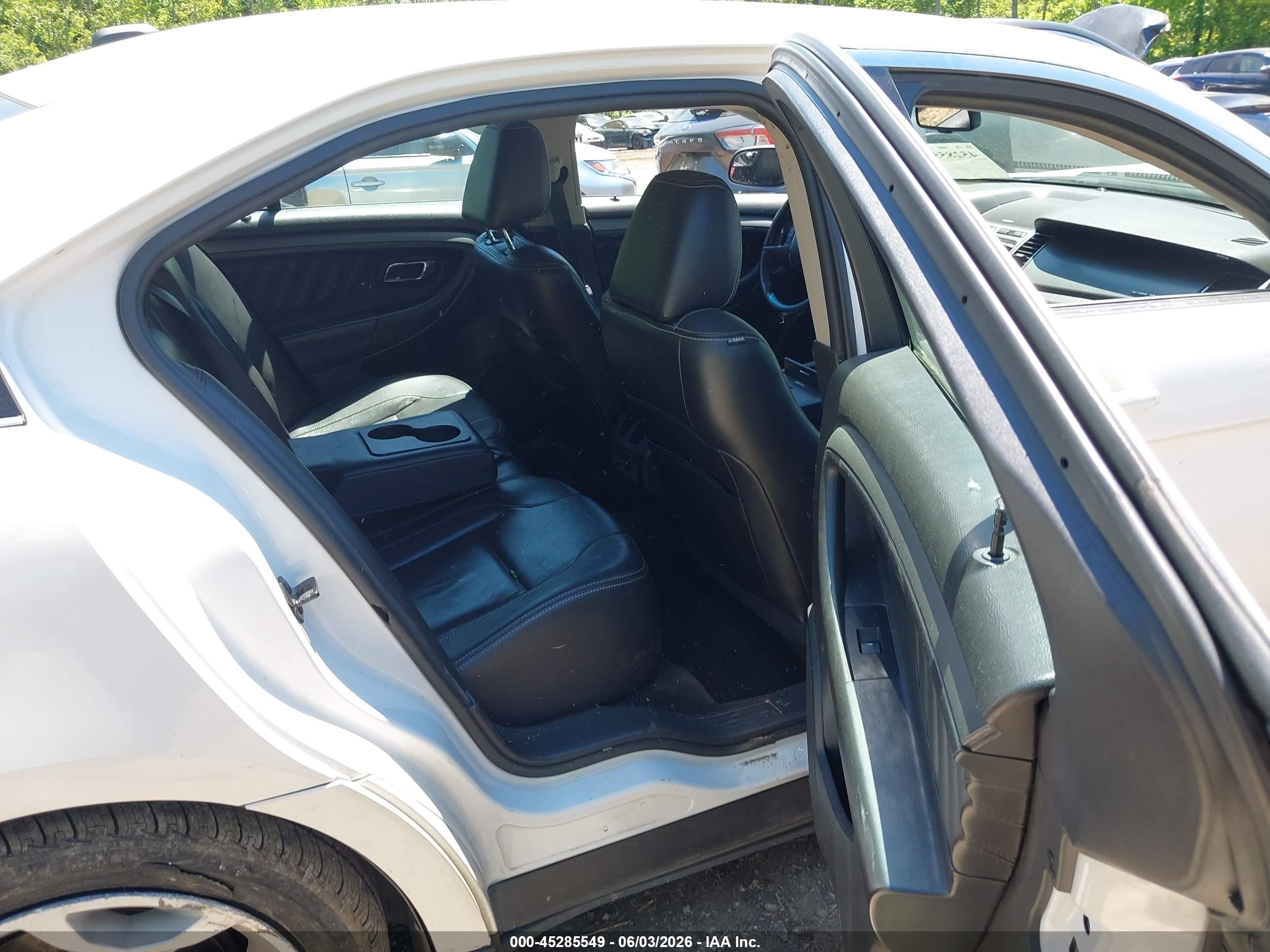 2012 Ford Taurus Sel White vin: 1FAHP2EW6CG109152
