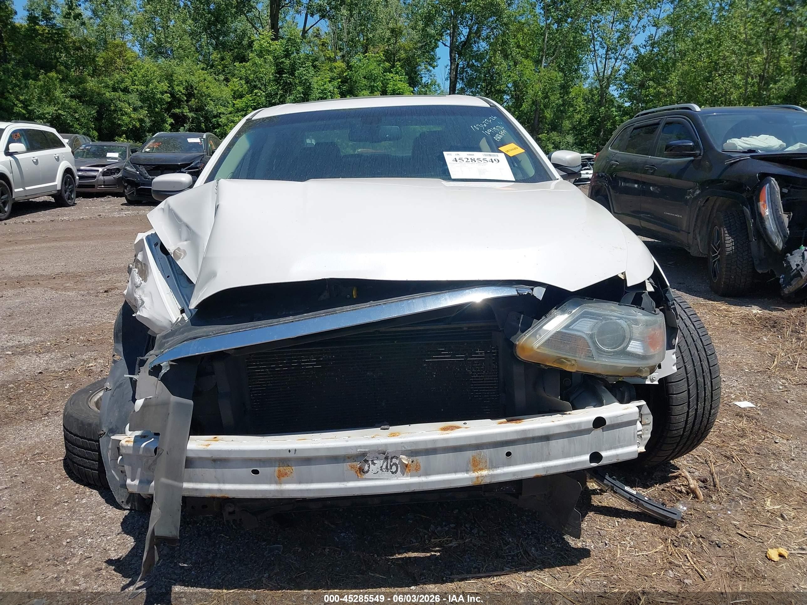 2012 Ford Taurus Sel White vin: 1FAHP2EW6CG109152