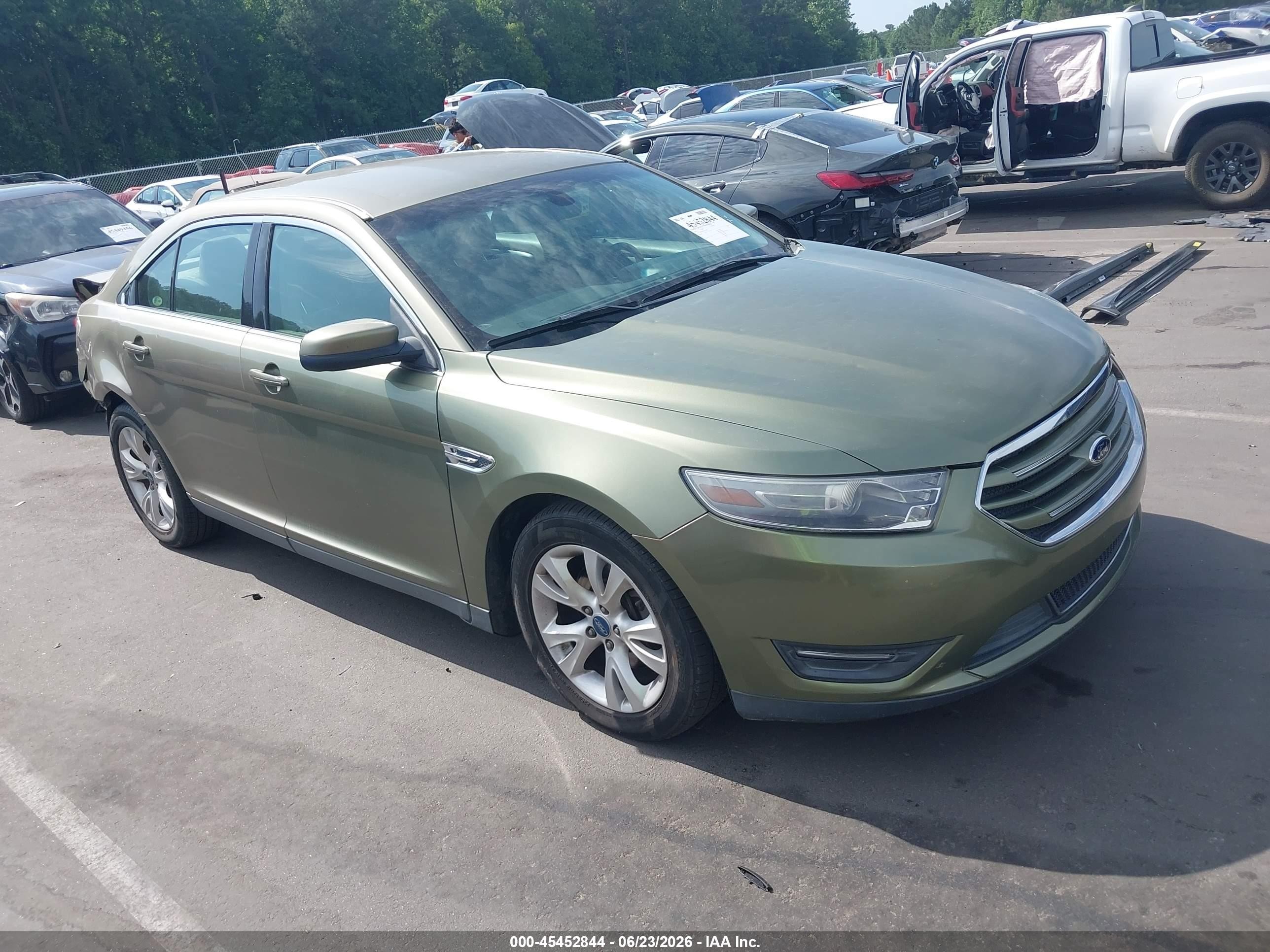 2012 Ford Taurus Sel Green vin: 1FAHP2EW6CG132298