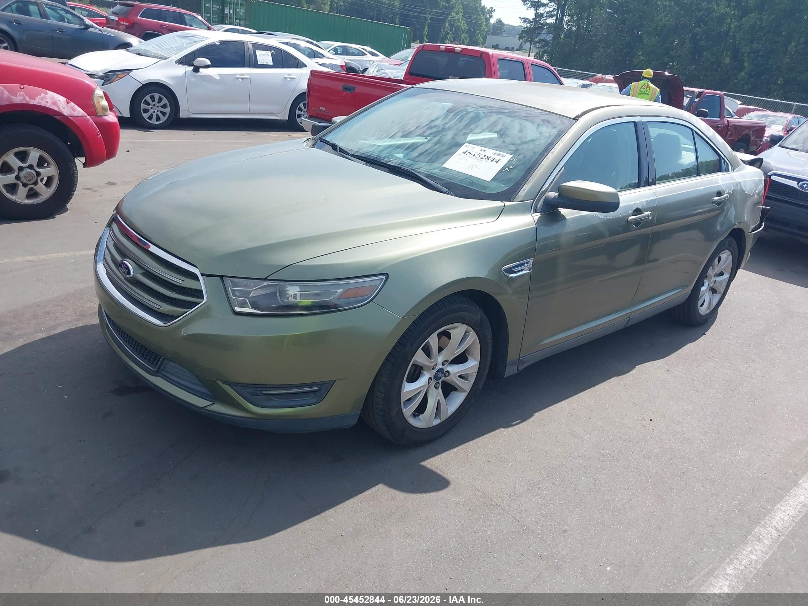 2012 Ford Taurus Sel Green vin: 1FAHP2EW6CG132298