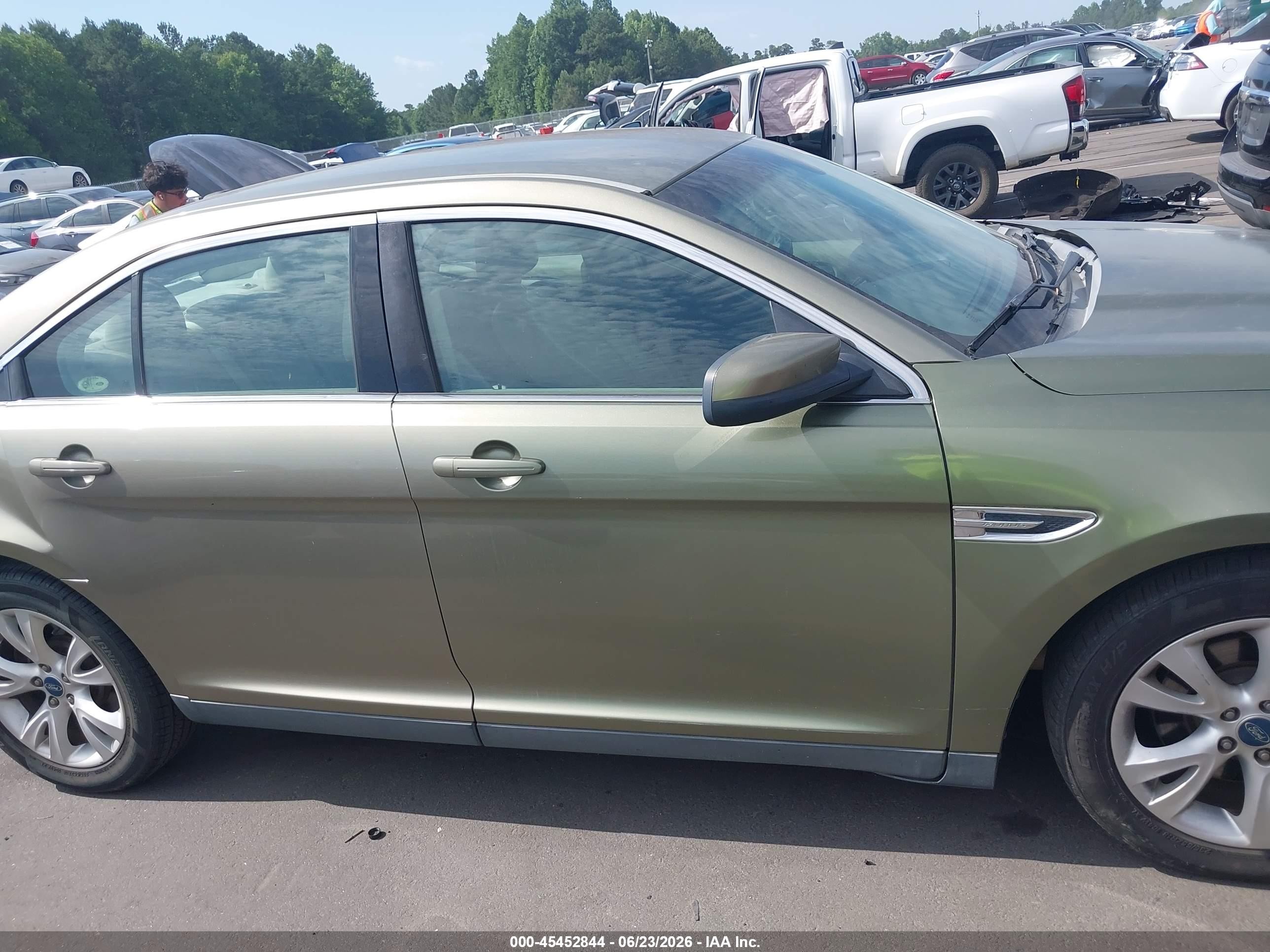 2012 Ford Taurus Sel Green vin: 1FAHP2EW6CG132298