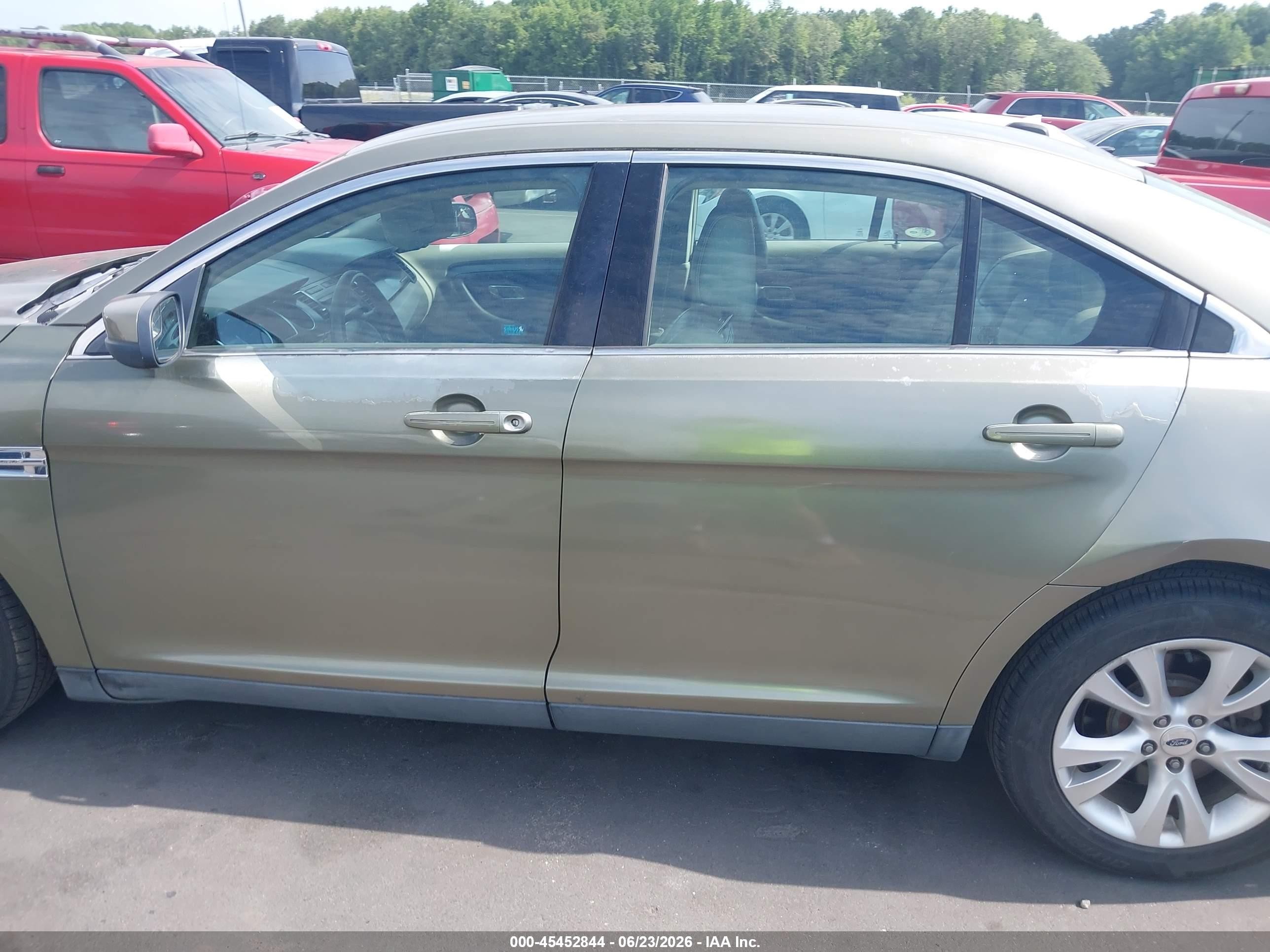 2012 Ford Taurus Sel Green vin: 1FAHP2EW6CG132298