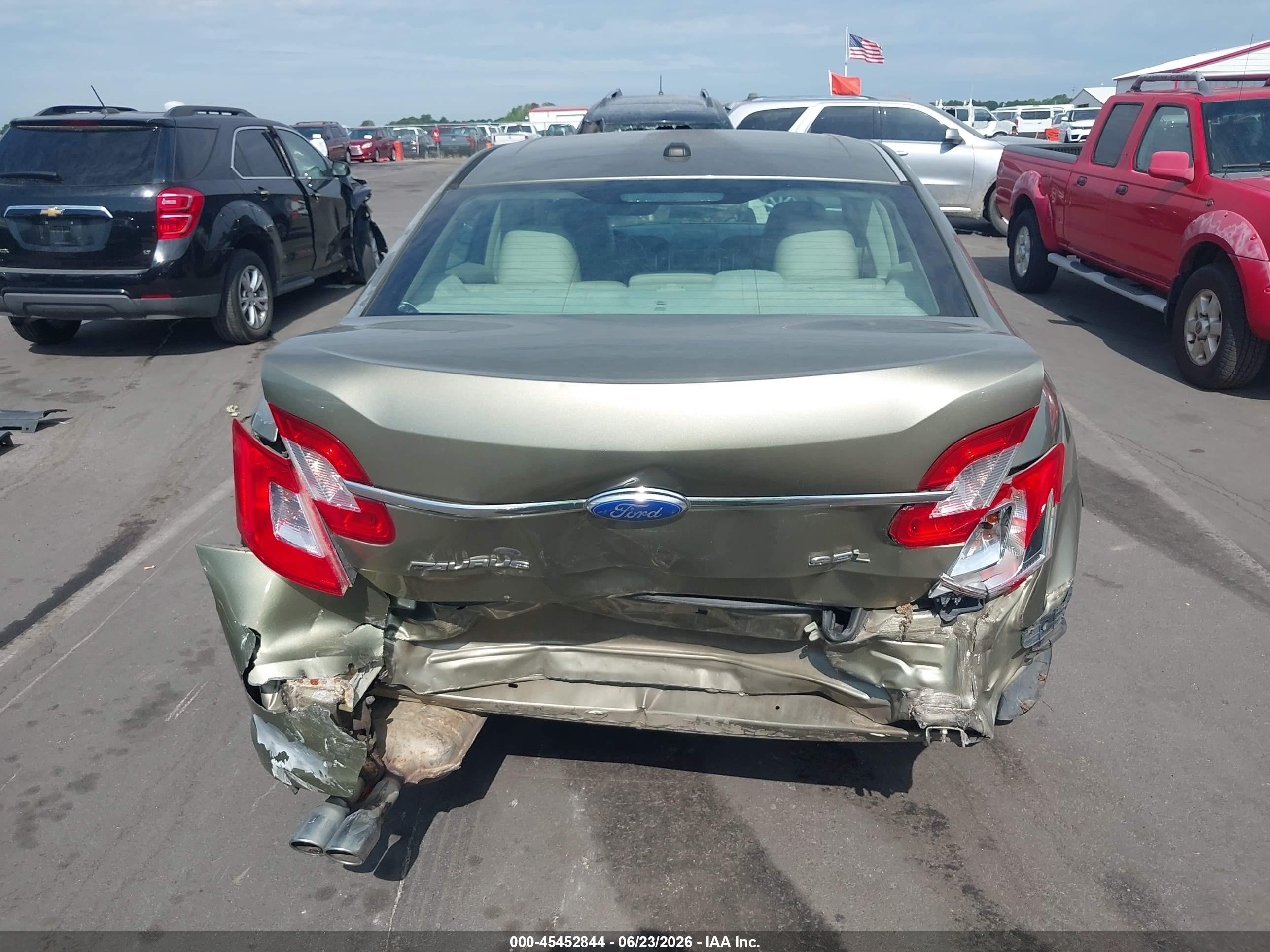 2012 Ford Taurus Sel Green vin: 1FAHP2EW6CG132298