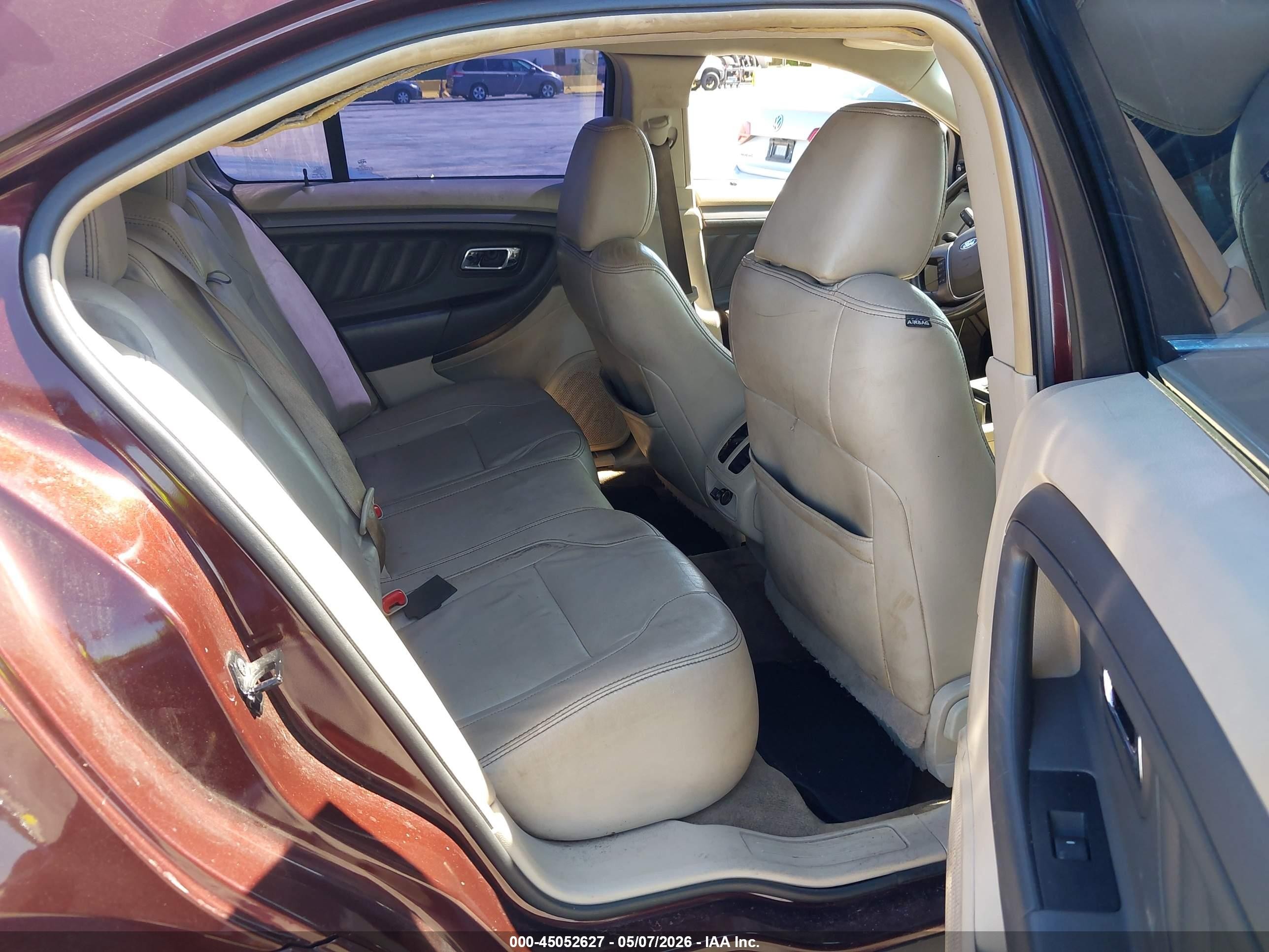 2012 Ford Taurus Sel Темно-бордовый vin: 1FAHP2EW6CG133757