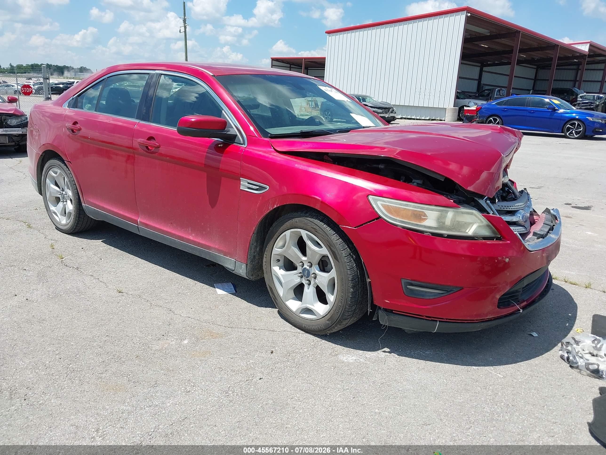 2012 Ford Taurus Sel Красный vin: 1FAHP2EW6CG135010