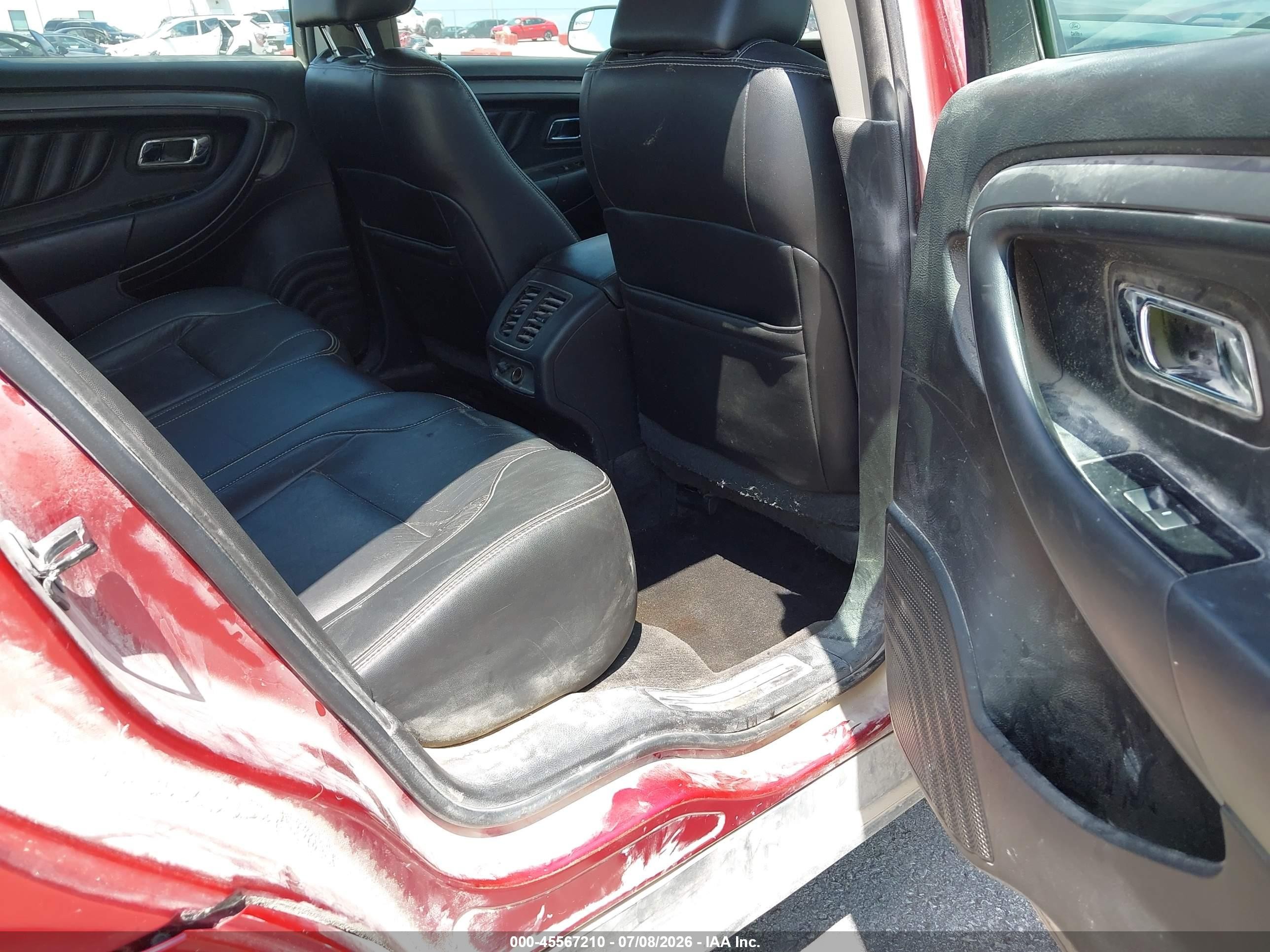 2012 Ford Taurus Sel Красный vin: 1FAHP2EW6CG135010