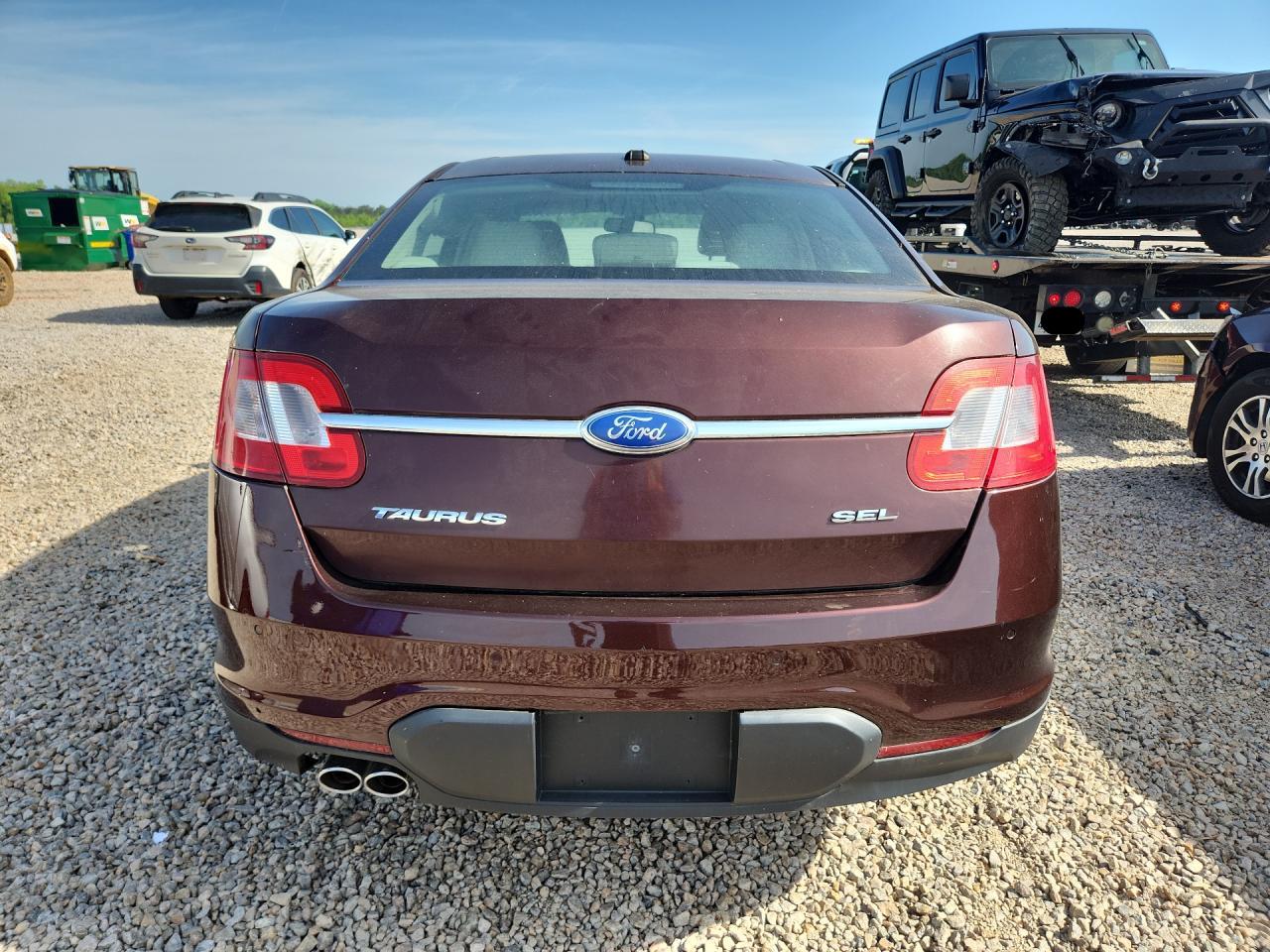 2012 Ford Taurus Limited Awd Burgundy vin: 1FAHP2EW6CG144211
