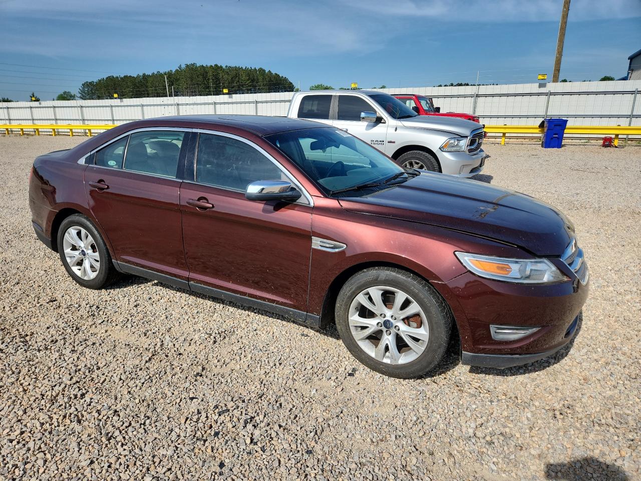 2012 Ford Taurus Limited Awd Burgundy vin: 1FAHP2EW6CG144211