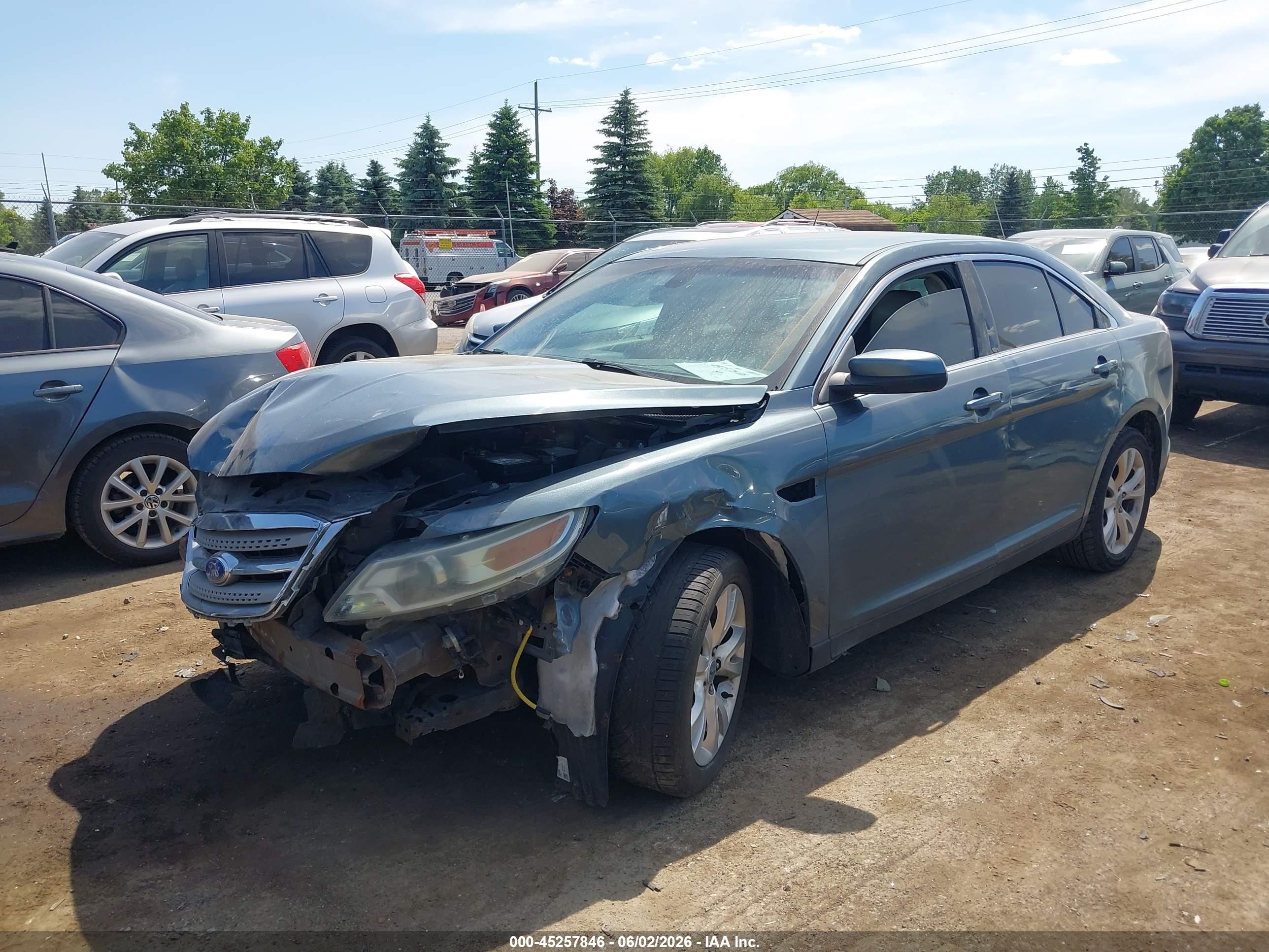 2010 Ford Taurus Sel Blue vin: 1FAHP2EW7AG101641