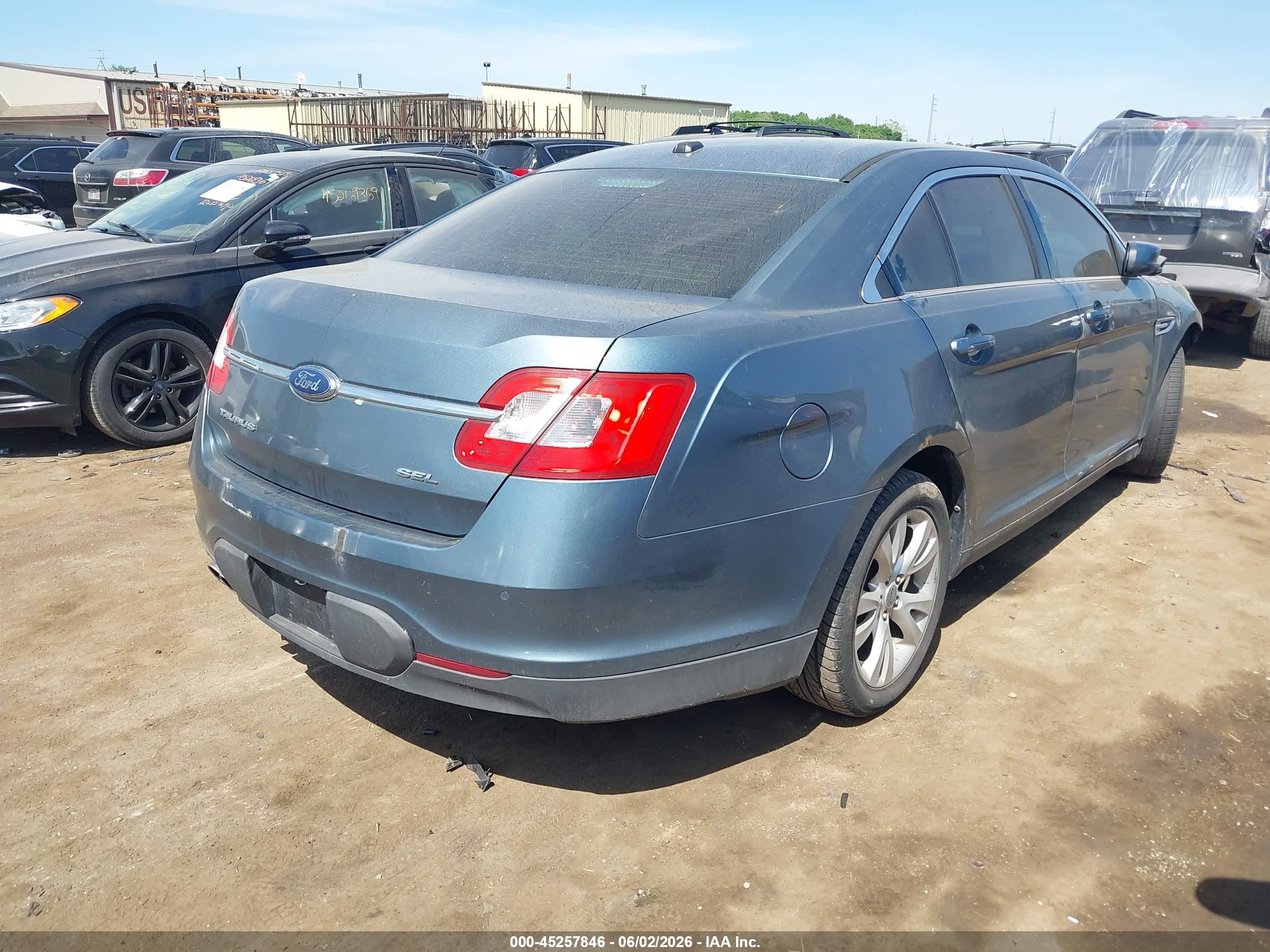 2010 Ford Taurus Sel Blue vin: 1FAHP2EW7AG101641