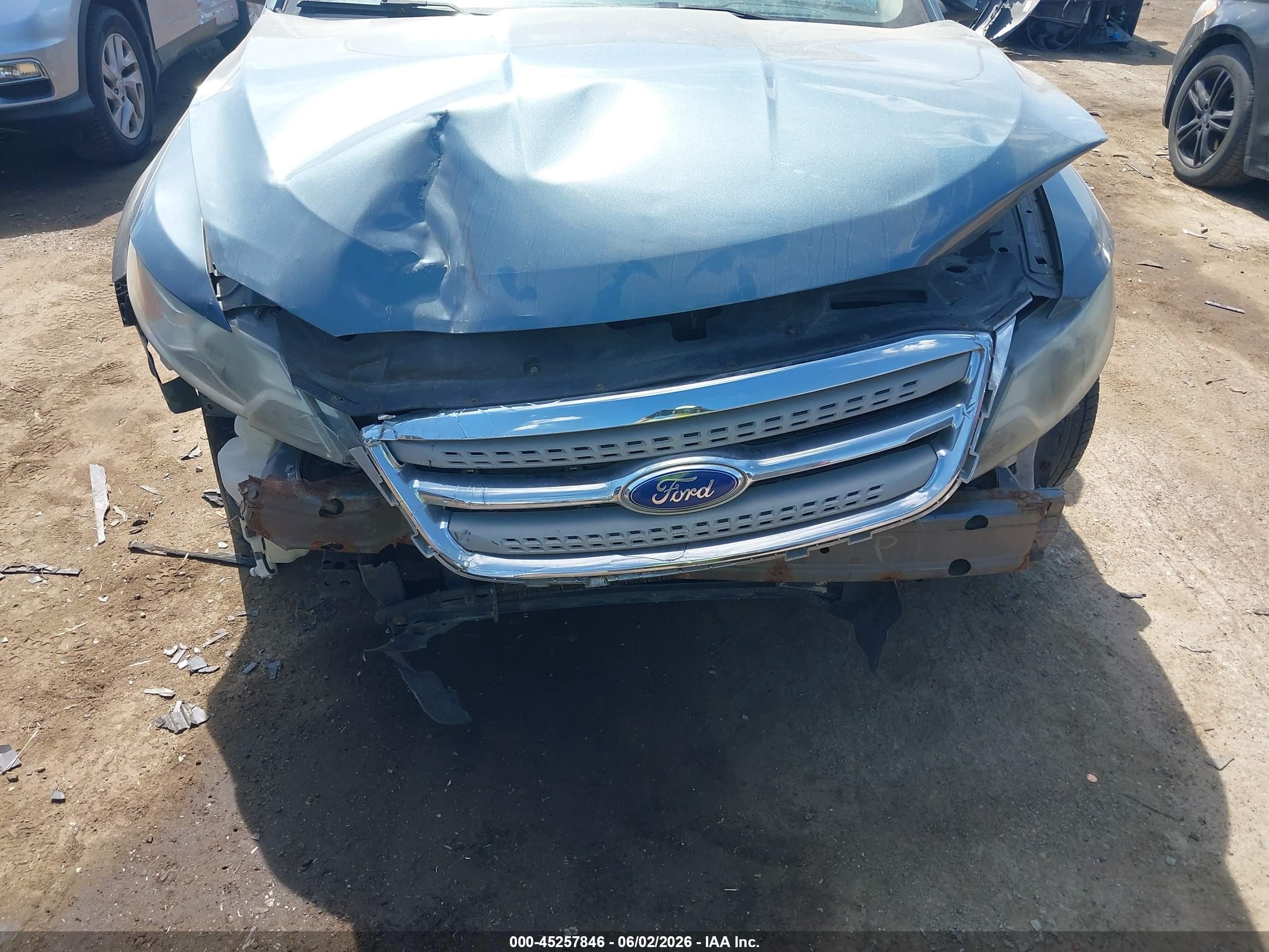 2010 Ford Taurus Sel Blue vin: 1FAHP2EW7AG101641