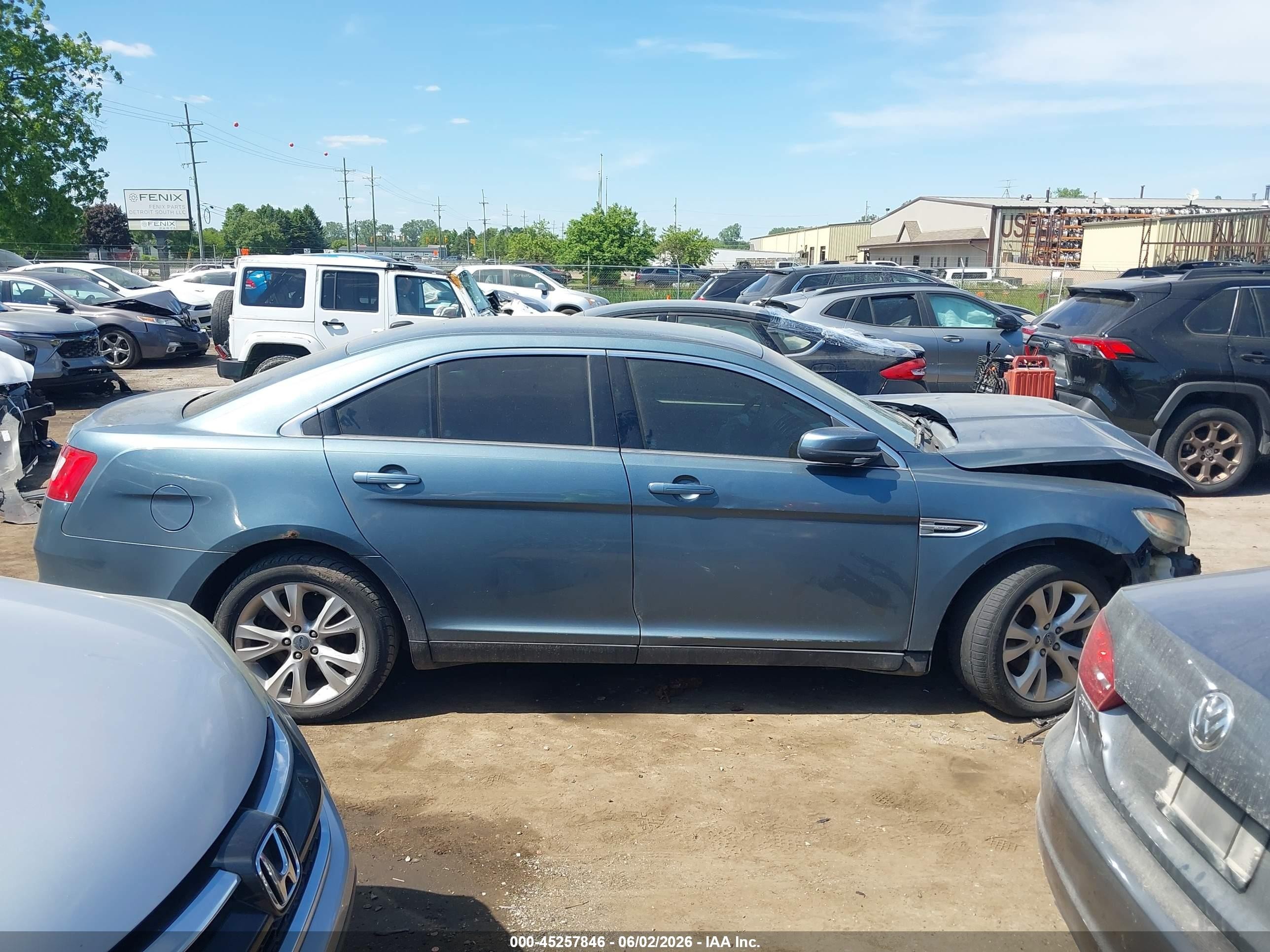 2010 Ford Taurus Sel Blue vin: 1FAHP2EW7AG101641