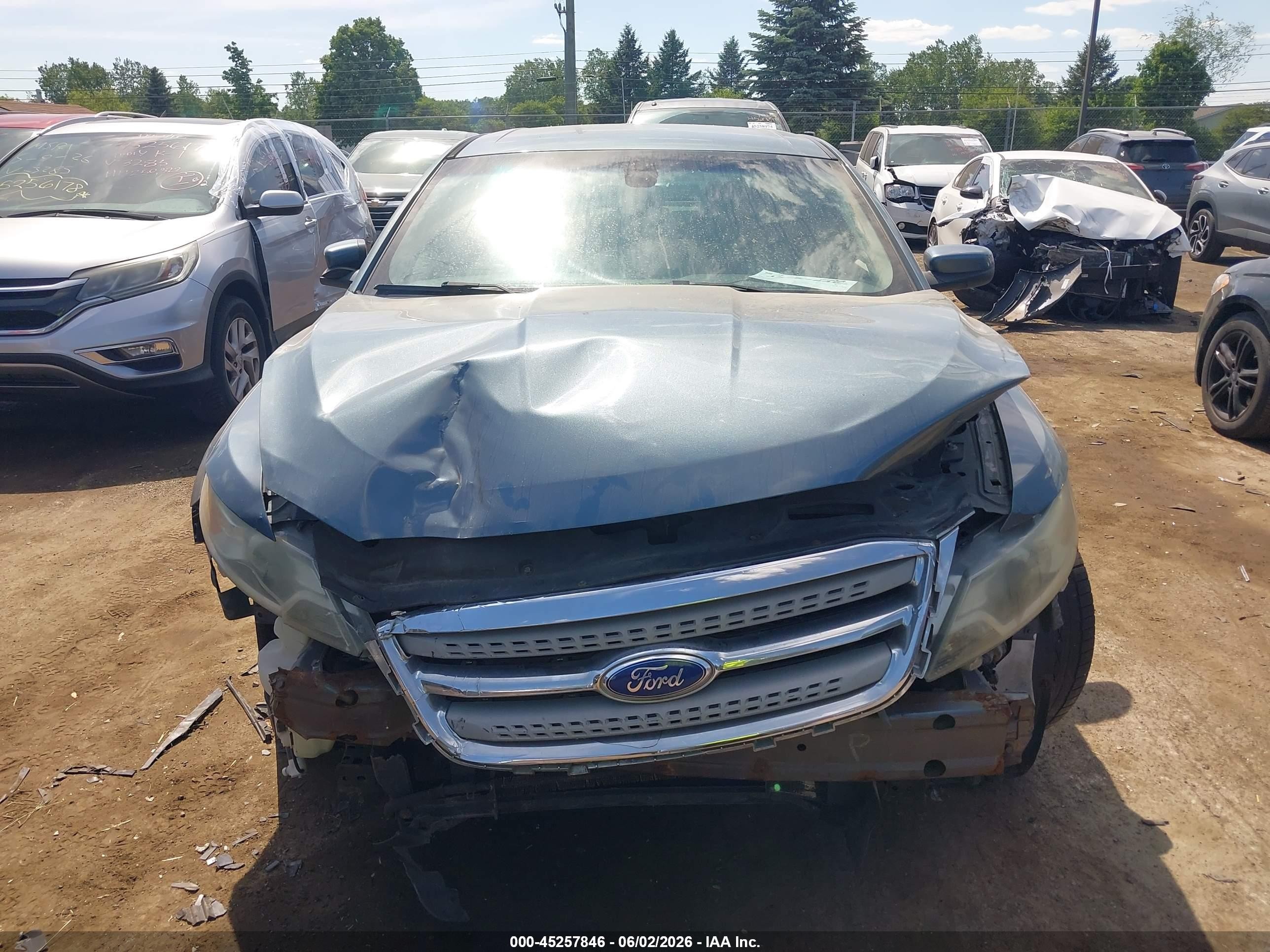 2010 Ford Taurus Sel Blue vin: 1FAHP2EW7AG101641
