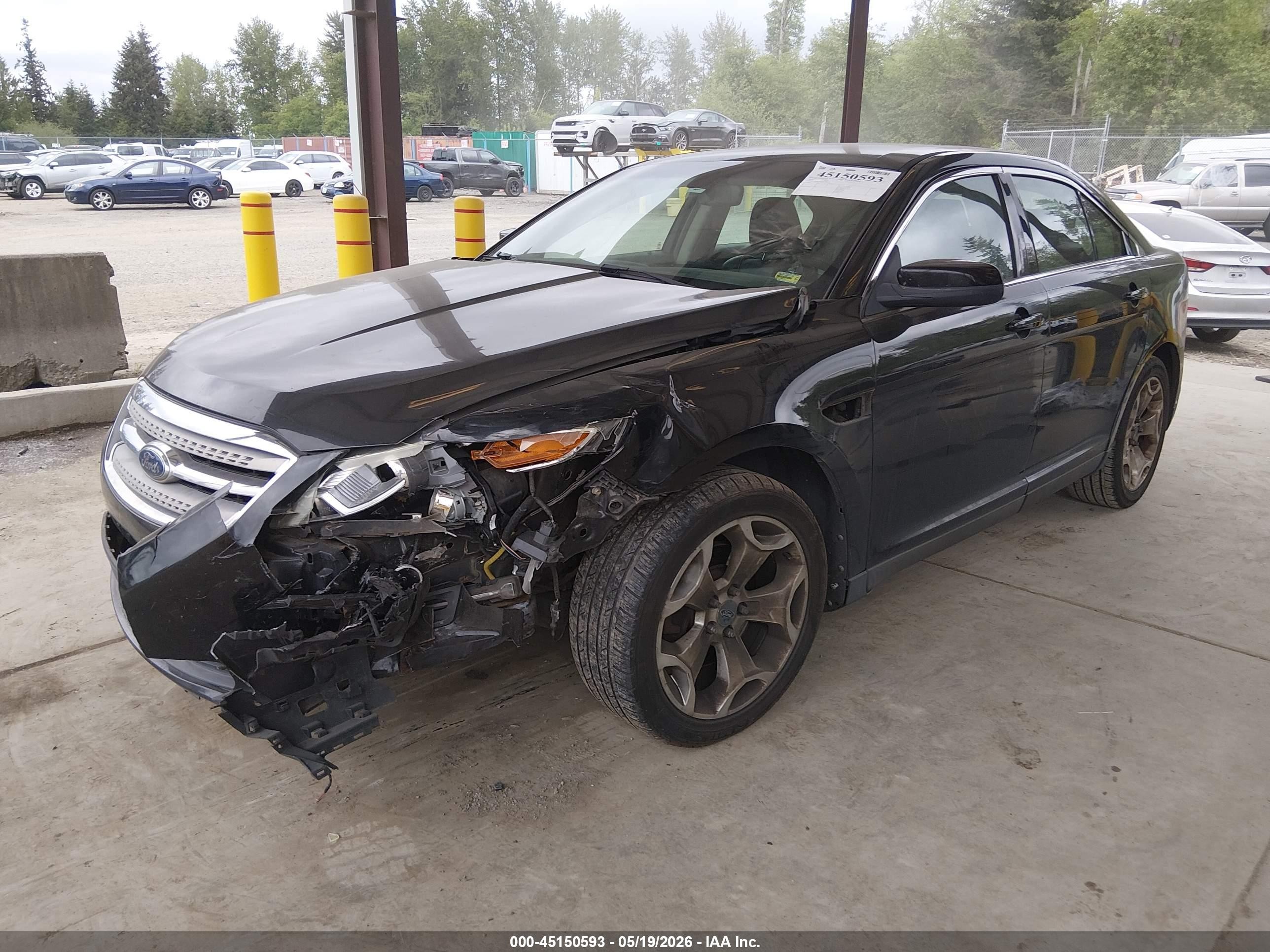 2010 Ford Taurus Sel Black vin: 1FAHP2EW7AG108976