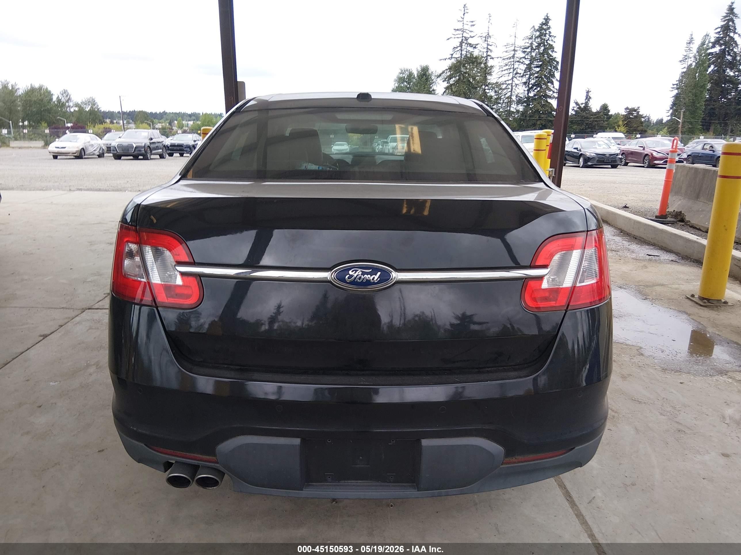 2010 Ford Taurus Sel Black vin: 1FAHP2EW7AG108976