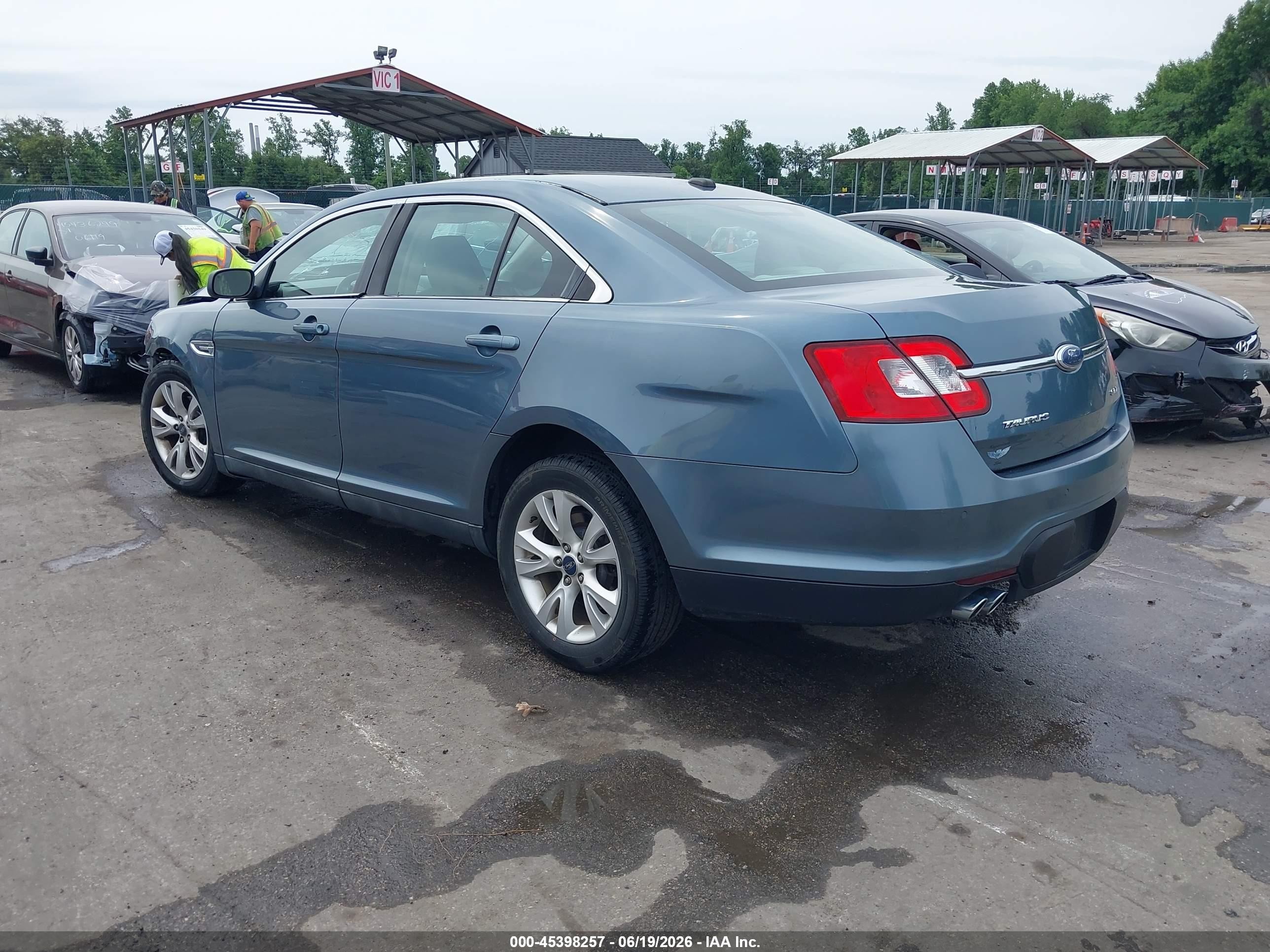 2010 Ford Taurus Sel Blue vin: 1FAHP2EW7AG137376