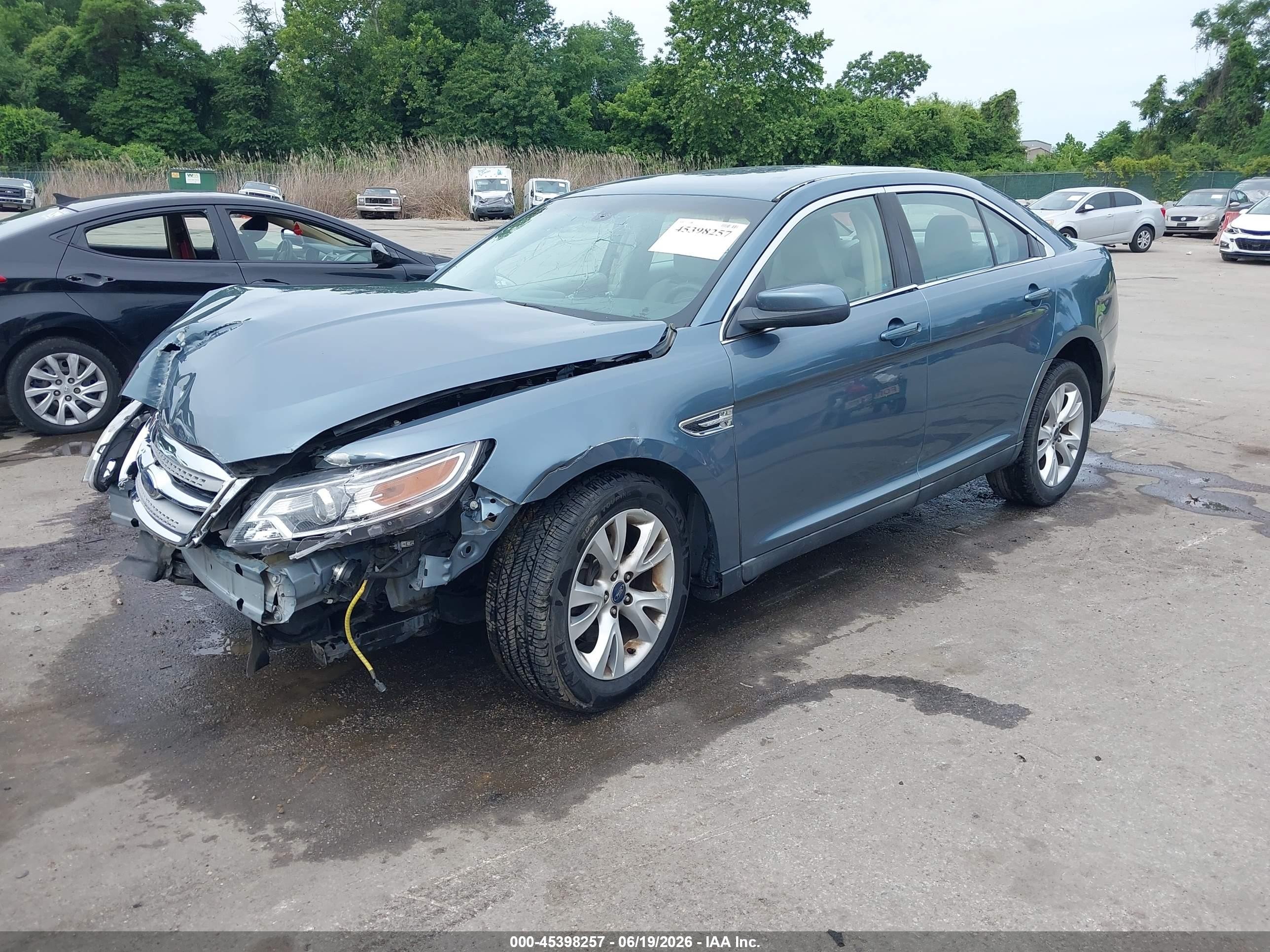 2010 Ford Taurus Sel Blue vin: 1FAHP2EW7AG137376