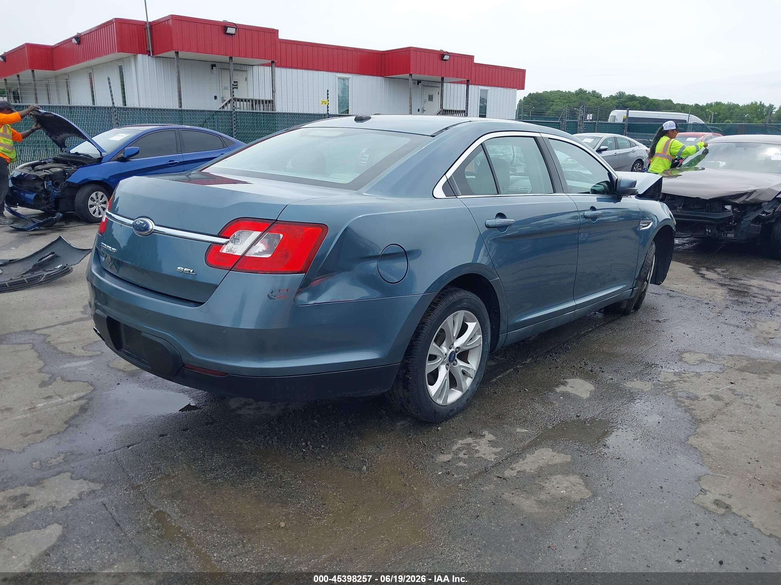 2010 Ford Taurus Sel Blue vin: 1FAHP2EW7AG137376