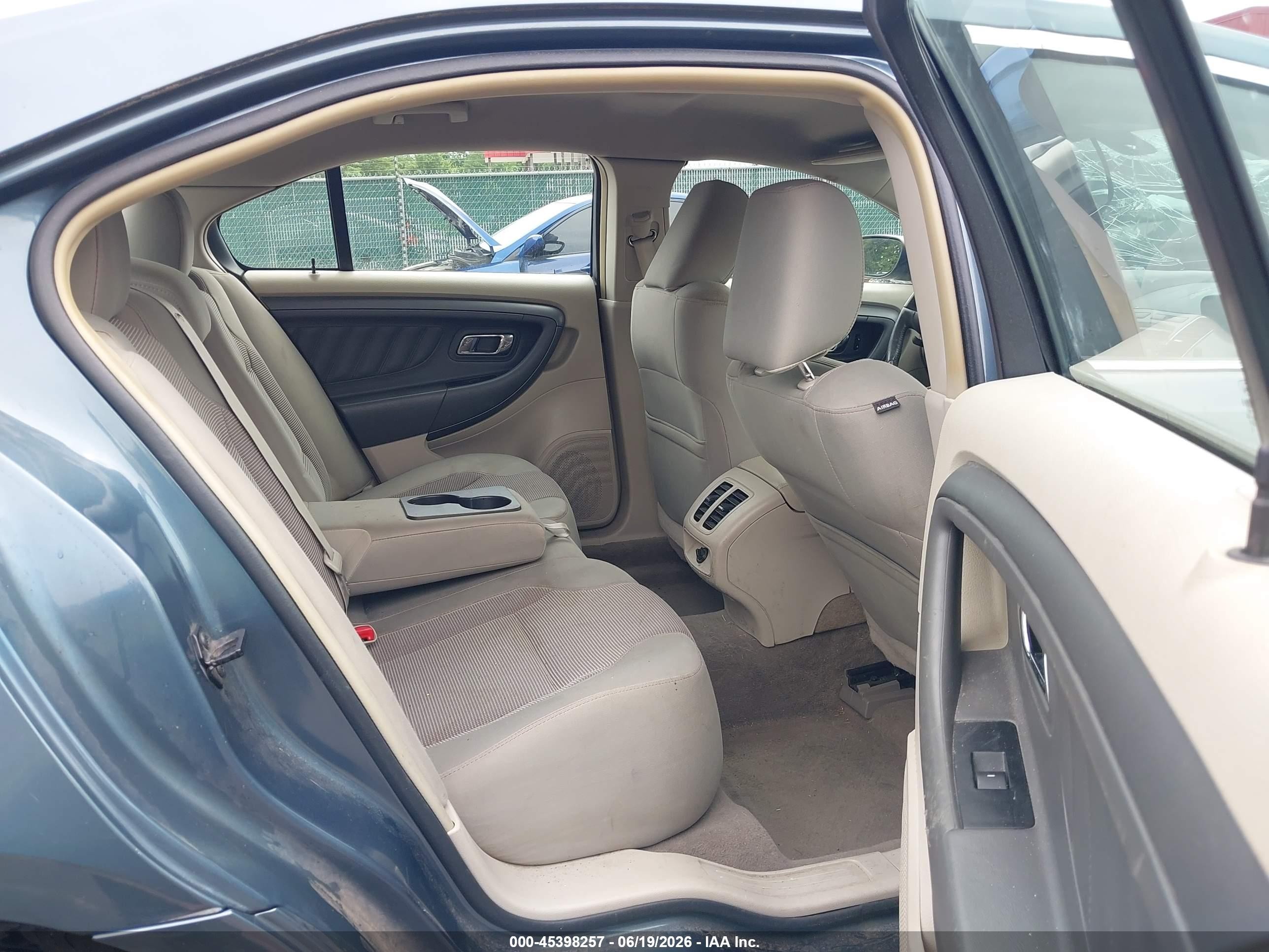2010 Ford Taurus Sel Blue vin: 1FAHP2EW7AG137376