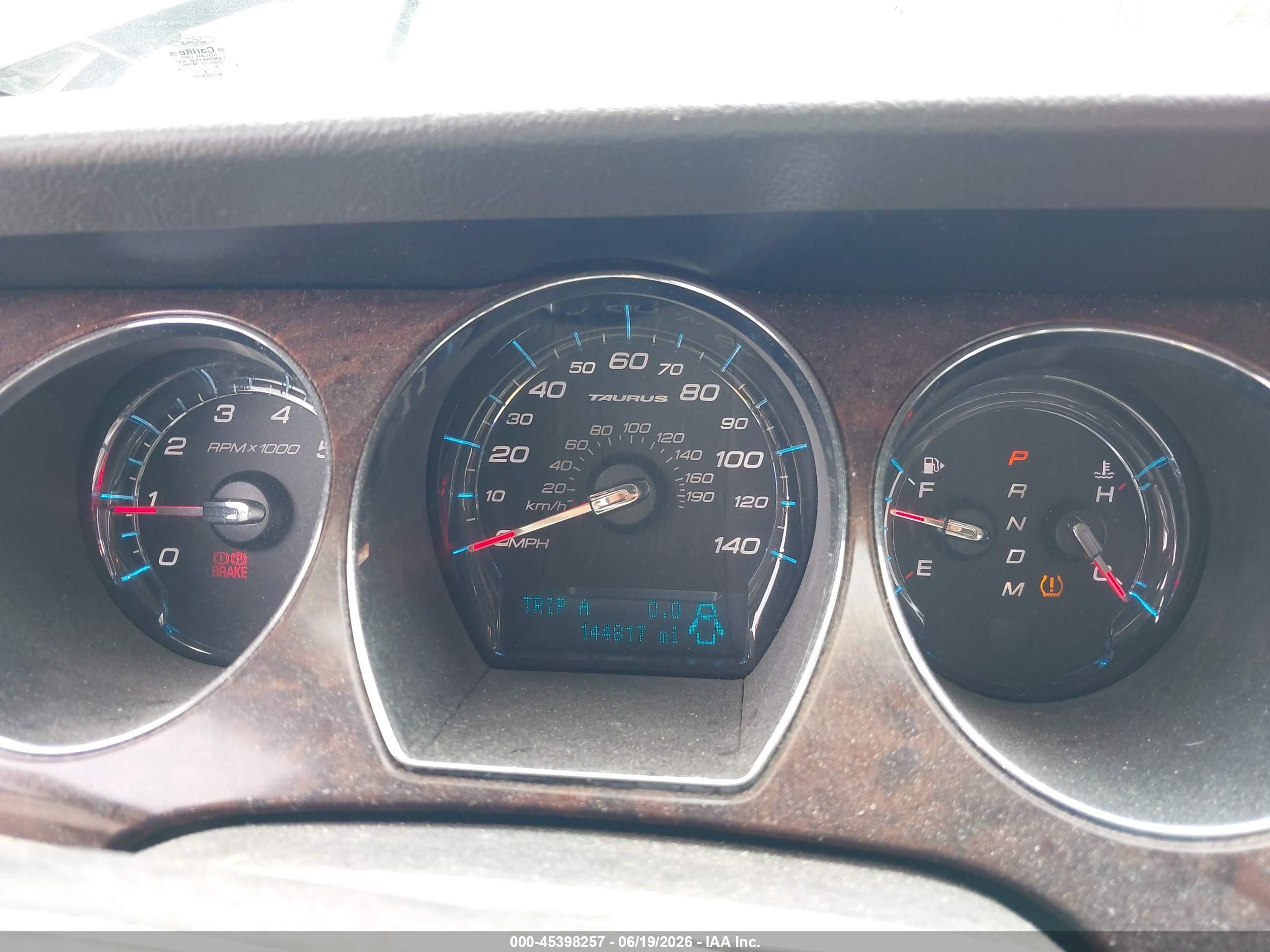2010 Ford Taurus Sel Blue vin: 1FAHP2EW7AG137376