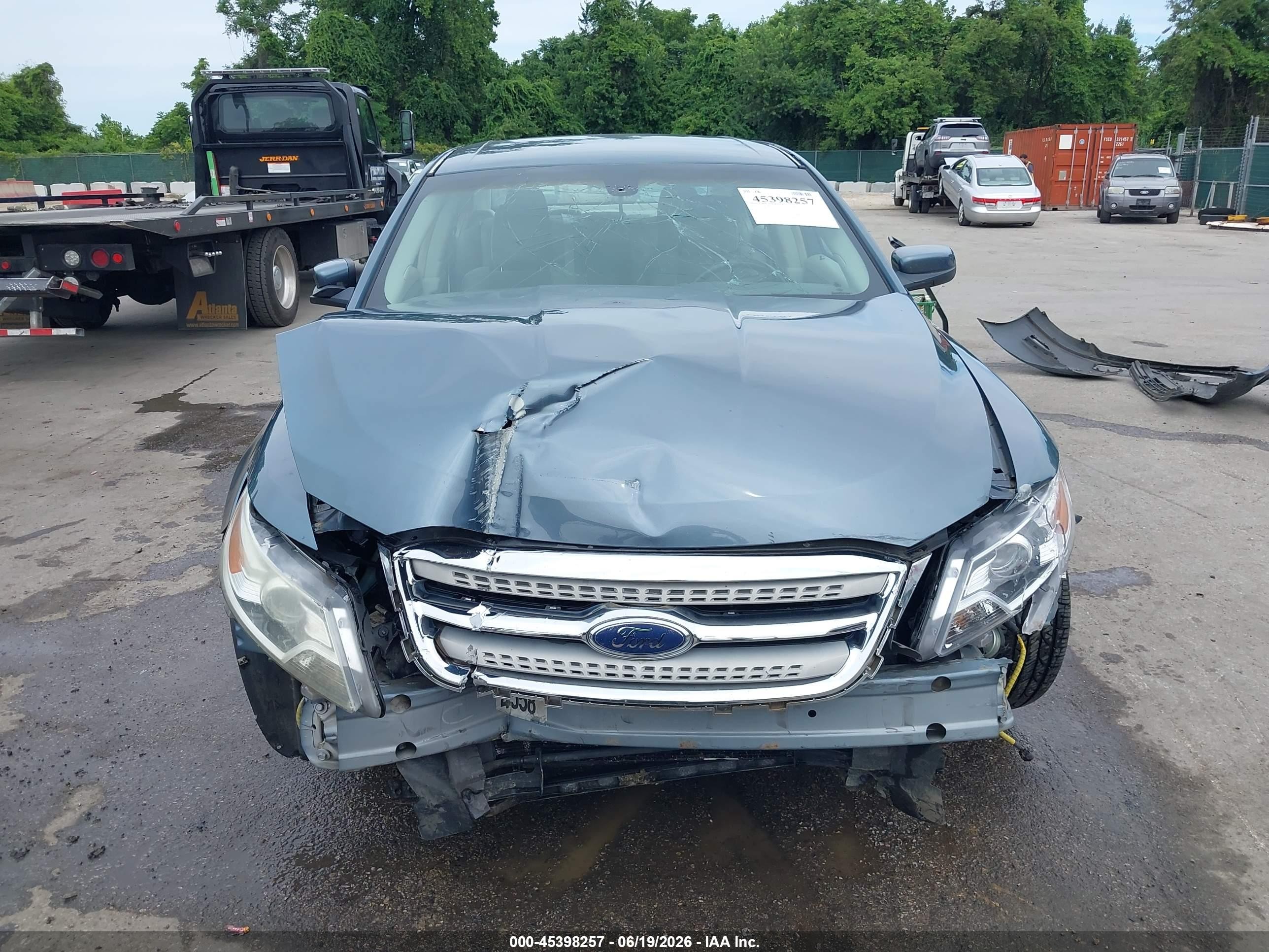 2010 Ford Taurus Sel Blue vin: 1FAHP2EW7AG137376
