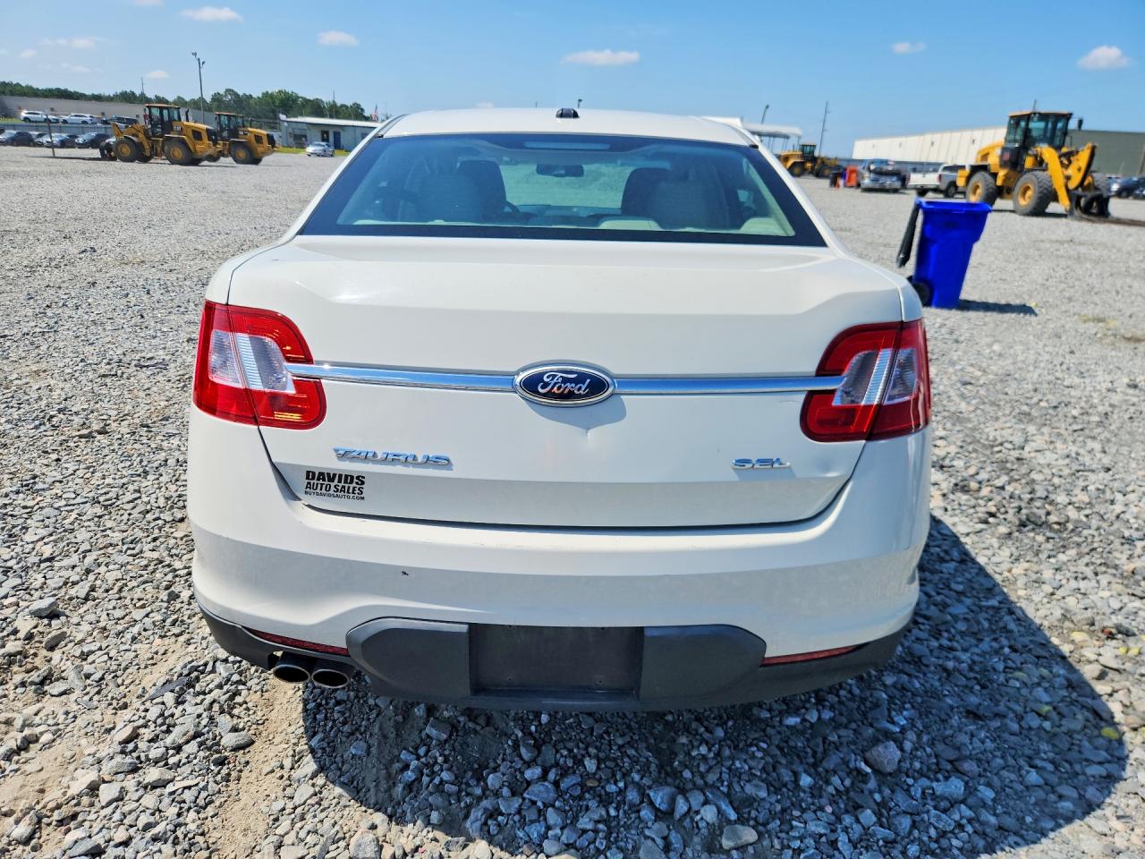 2012 Ford Taurus Sel White vin: 1FAHP2EW7CG115039