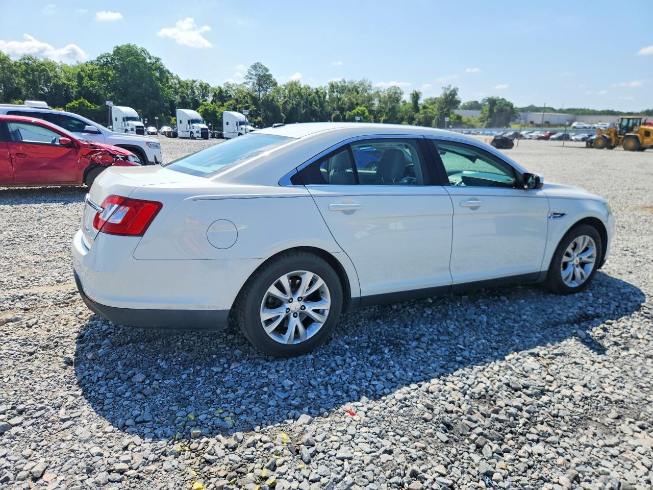 2012 Ford Taurus Sel White vin: 1FAHP2EW7CG115039