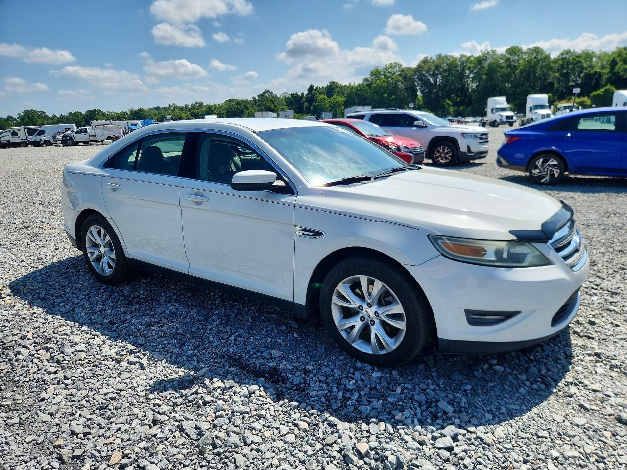 2012 Ford Taurus Sel White vin: 1FAHP2EW7CG115039