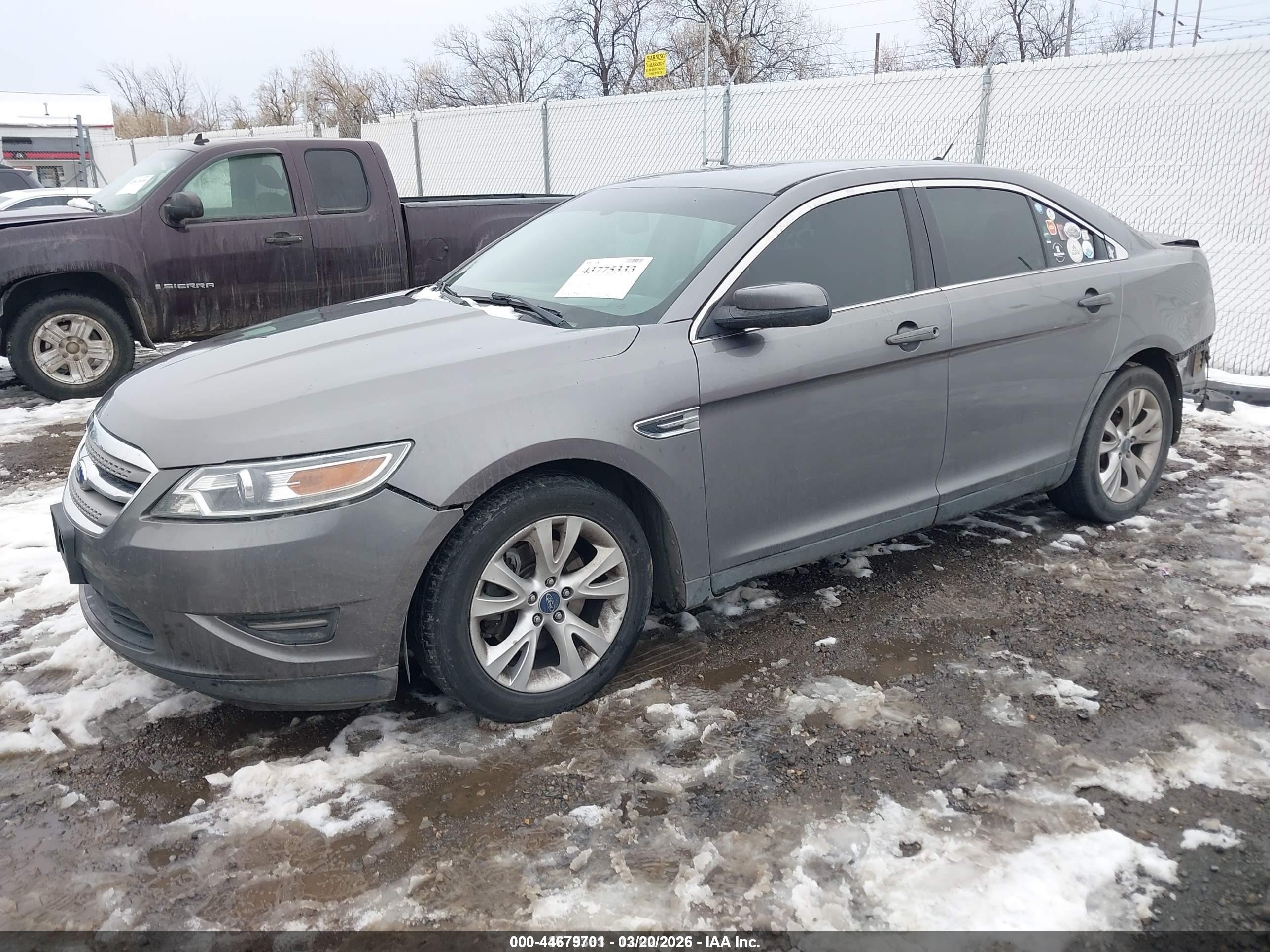 2012 Ford Taurus Sel Gray vin: 1FAHP2EW7CG122413