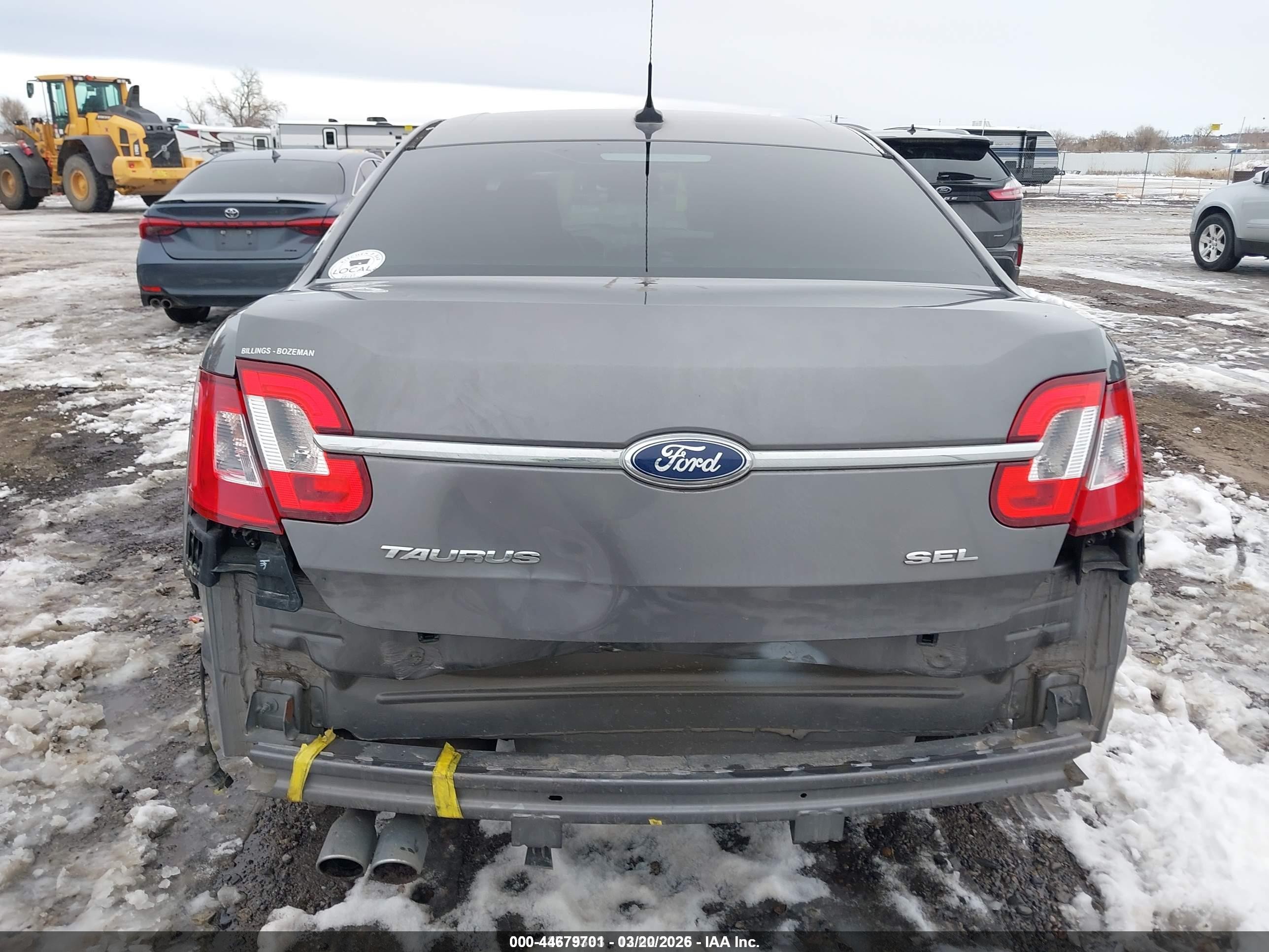 2012 Ford Taurus Sel Gray vin: 1FAHP2EW7CG122413