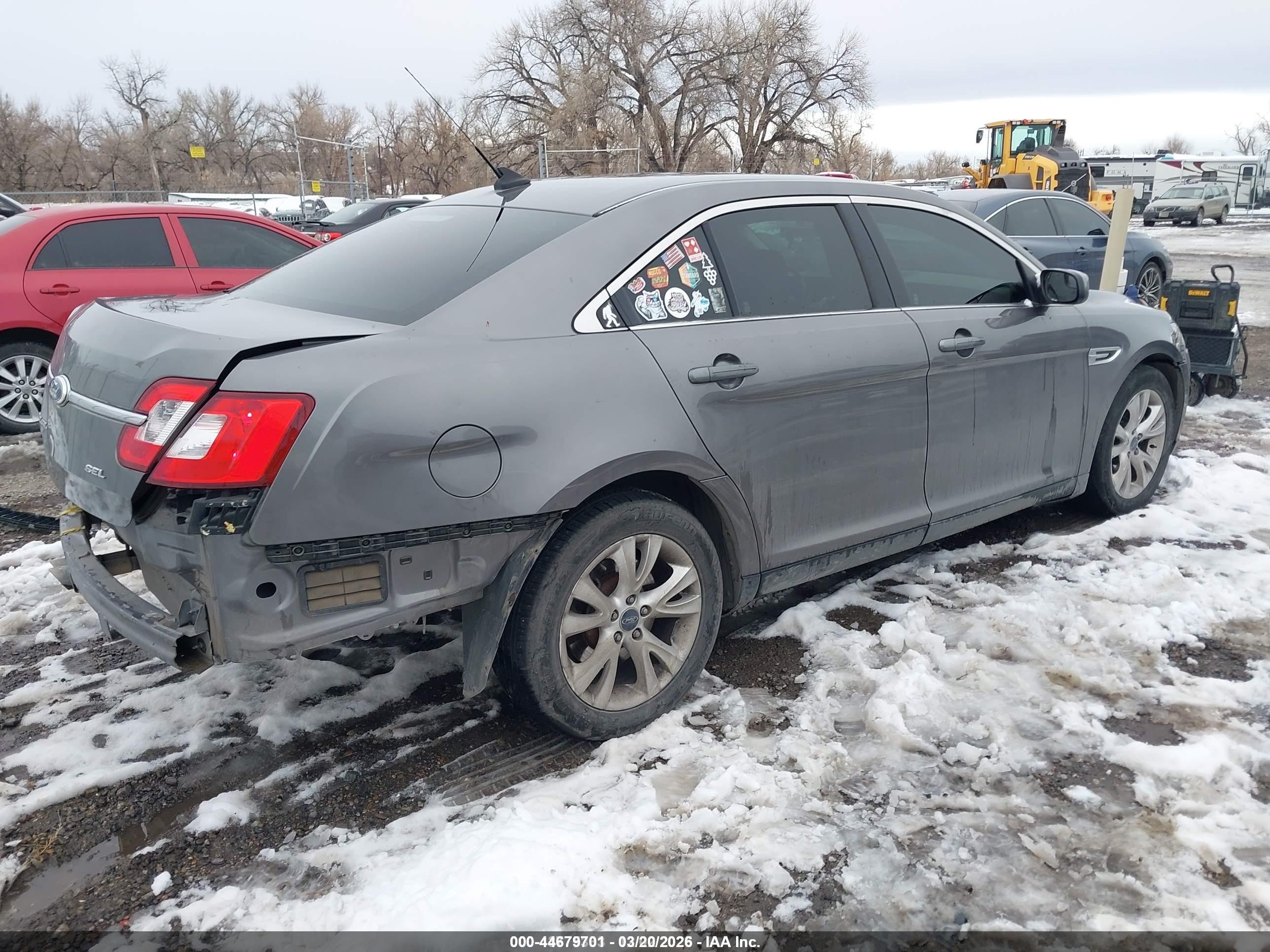 2012 Ford Taurus Sel Gray vin: 1FAHP2EW7CG122413