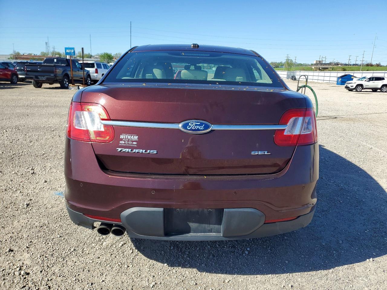 2012 Ford Taurus Sel Темно-бордовый vin: 1FAHP2EW7CG128468